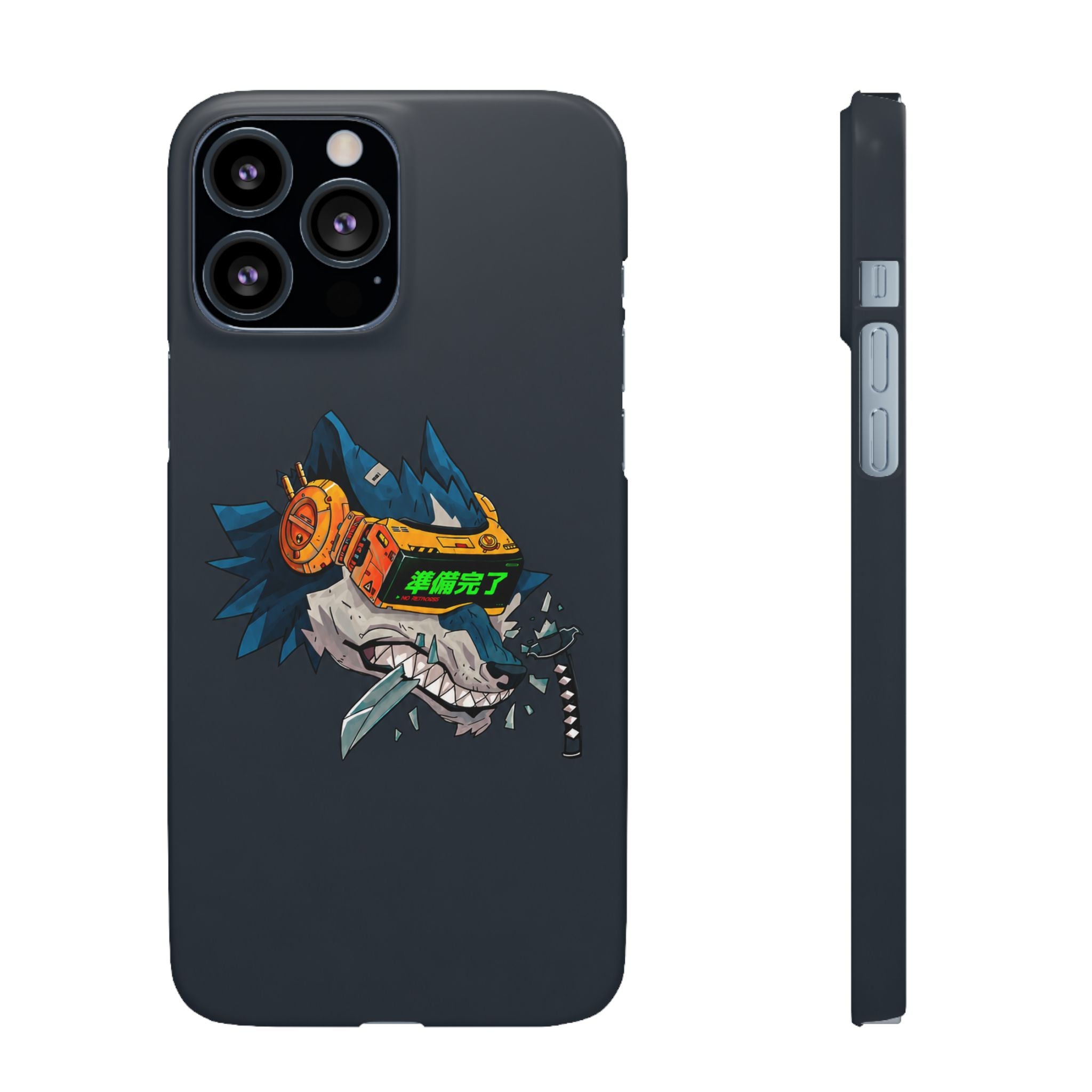 Cyberpunk Wolf Phone Case