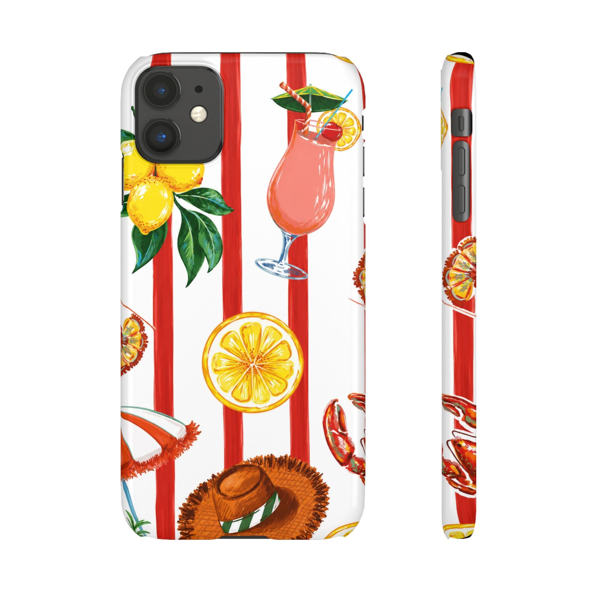 Lemon Coast – Summer Citrus Phone Case