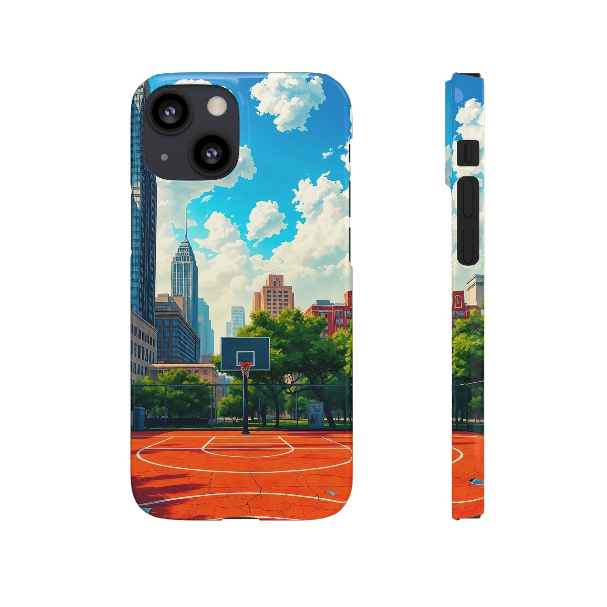 Urban Basketball Court Phone Case