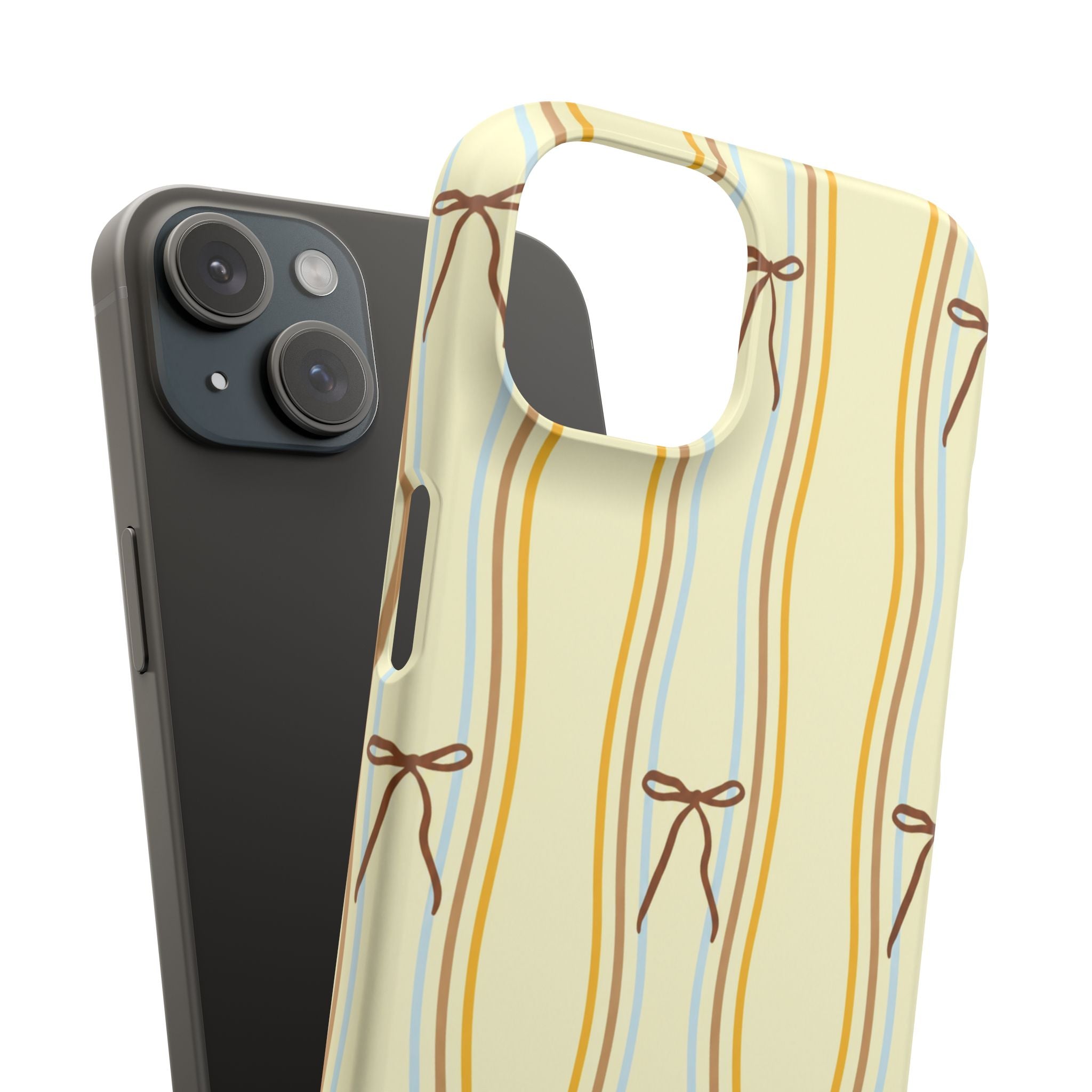 Bow Stripe Phone Case