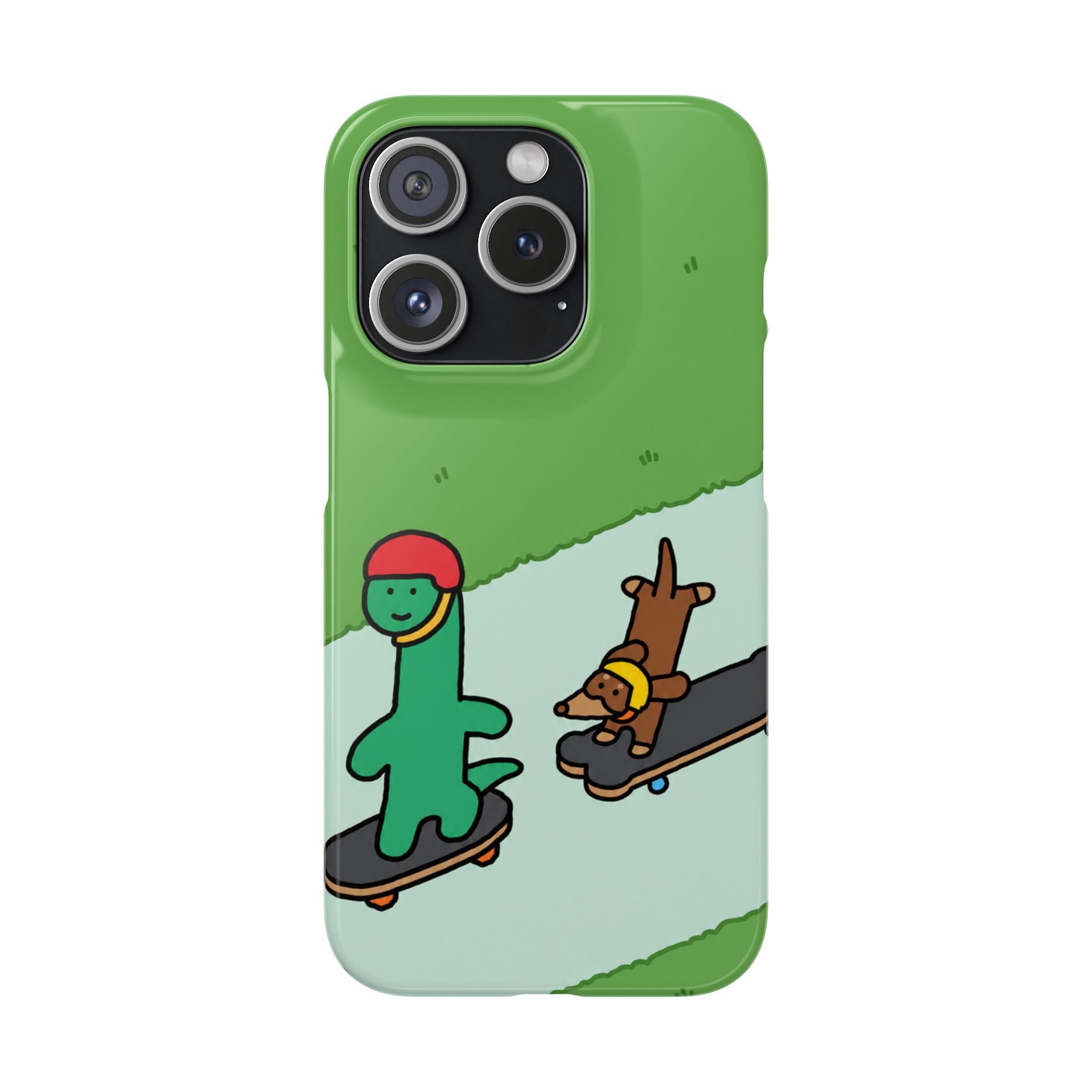 Skater Dino Phone Case