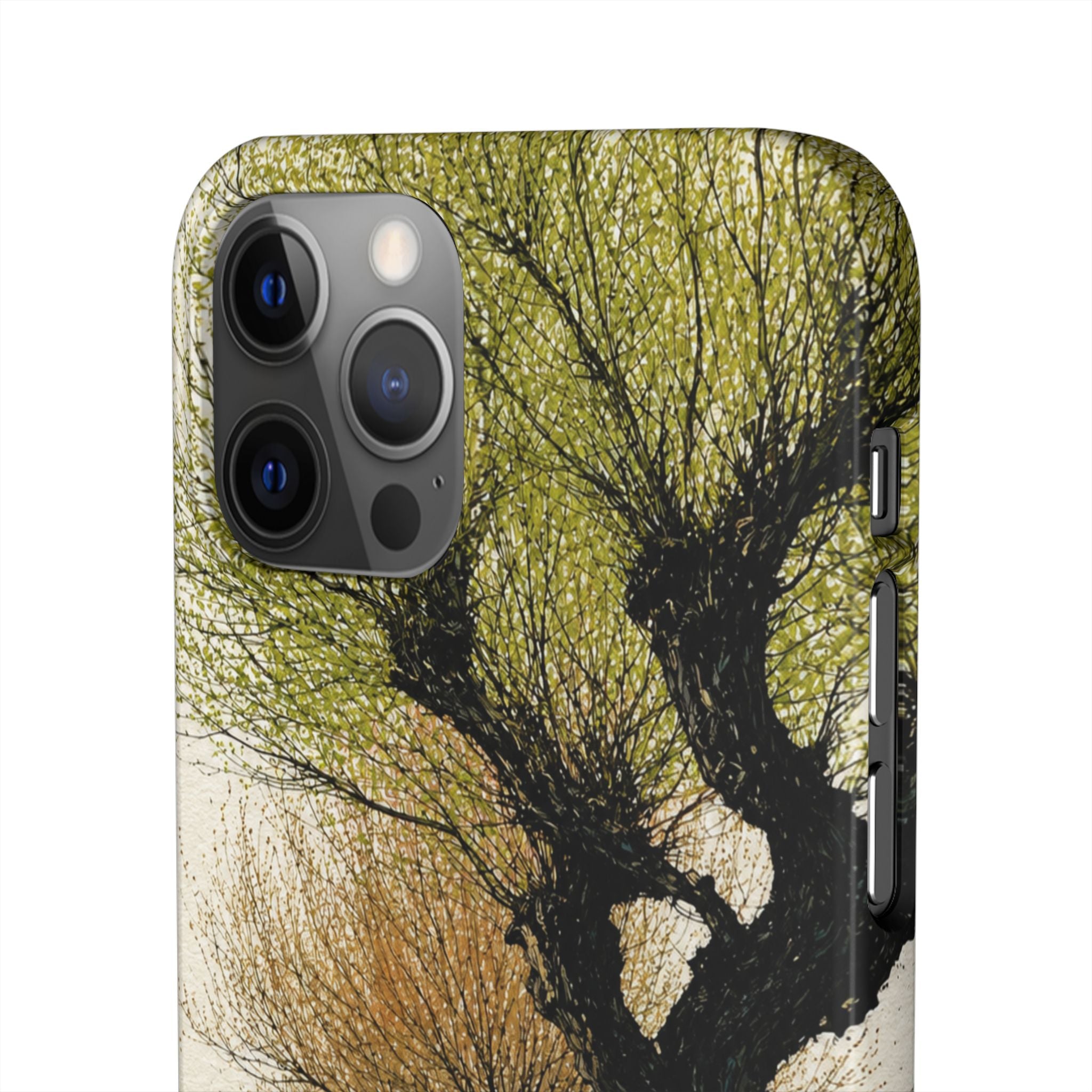 Serene Willow Landscape Phone Case