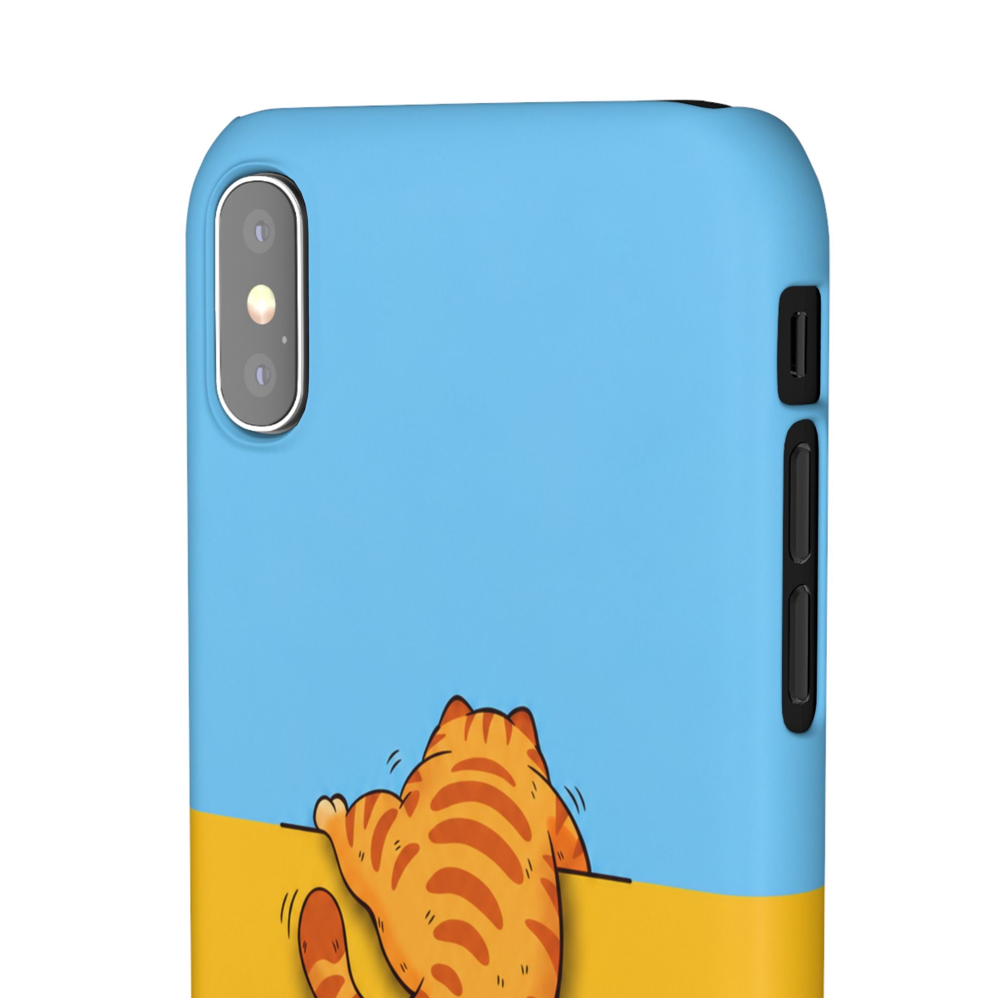 Peekaboo Orange Cat Phone Case