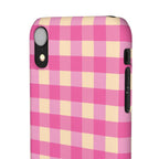 Pink Gingham Phone Case