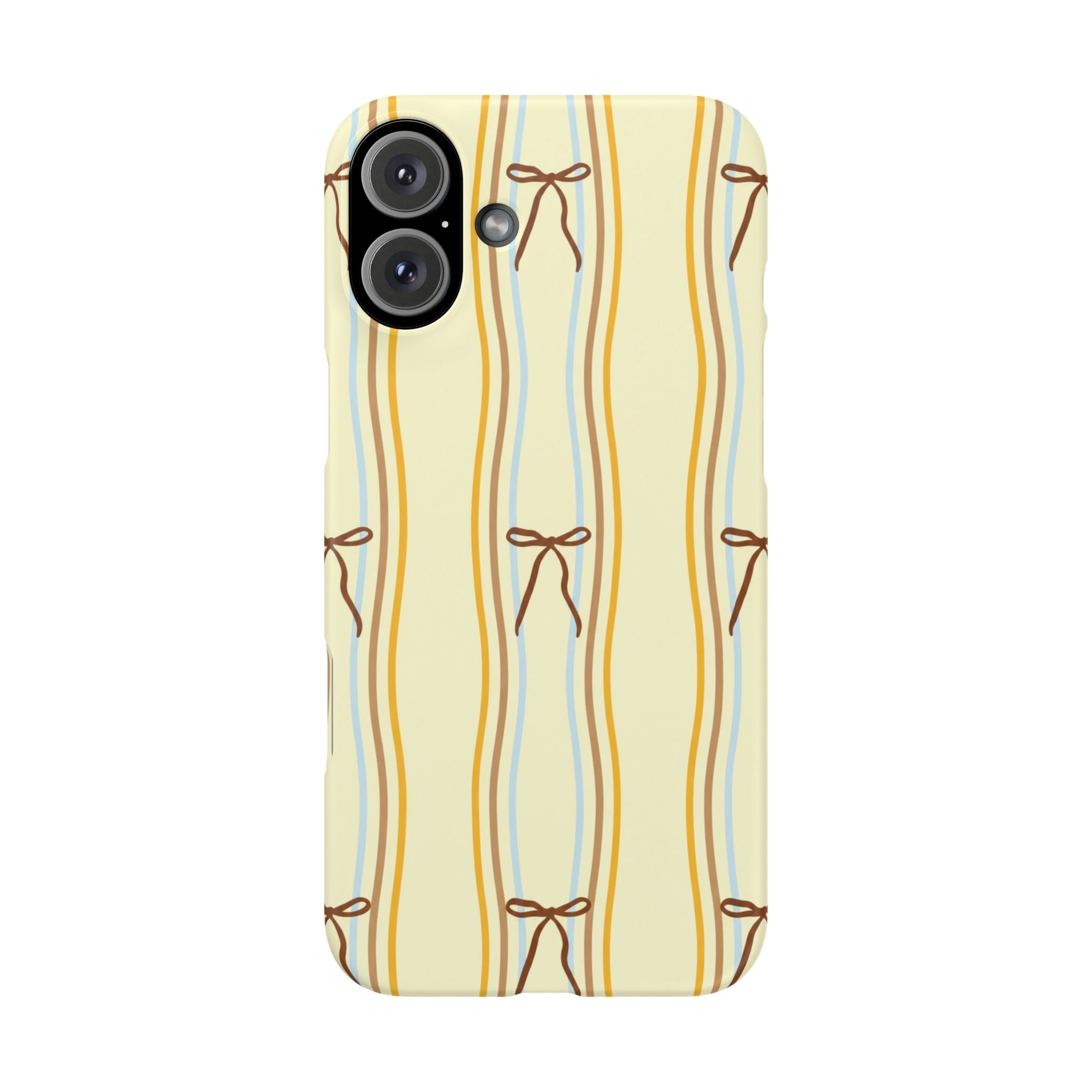 Bow Stripe Phone Case