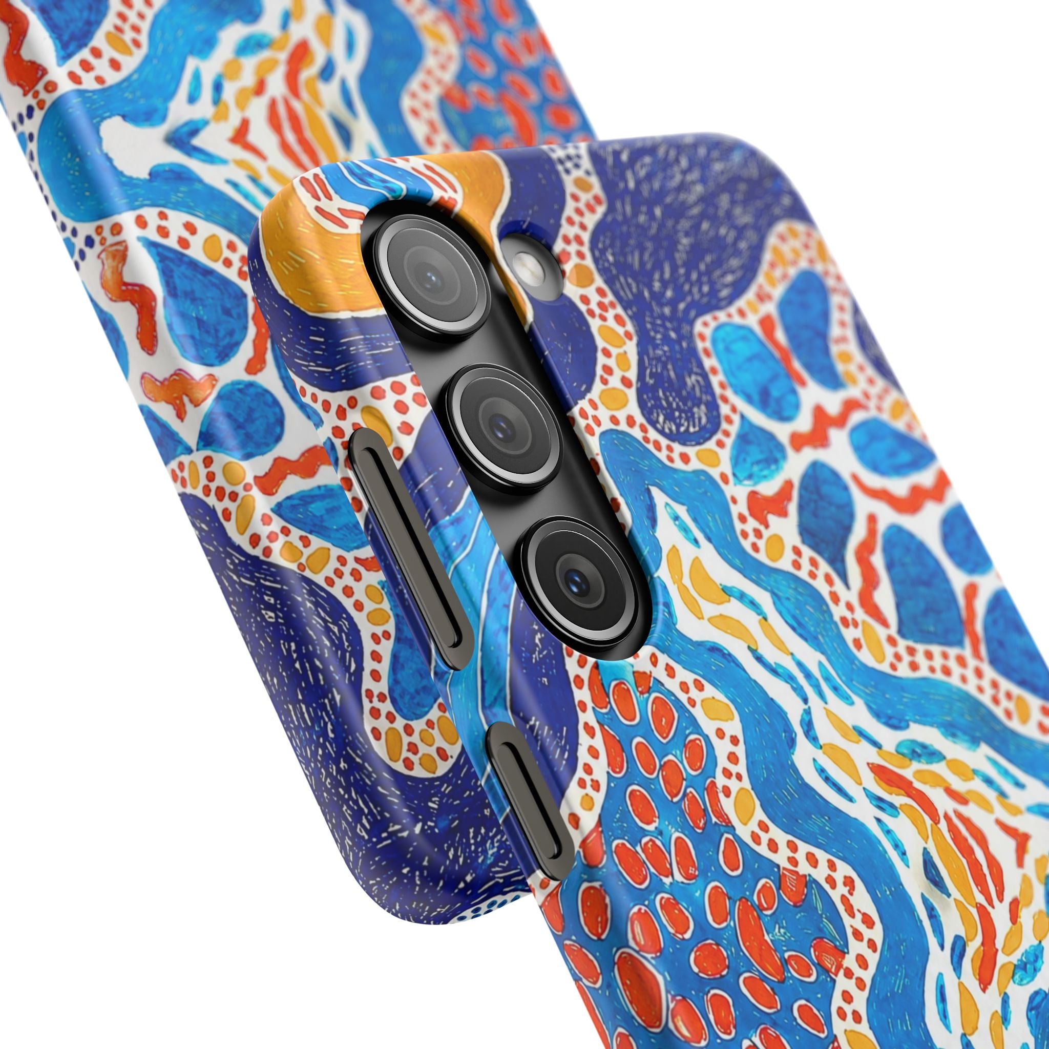 Abstract Blue Pattern Phone Case