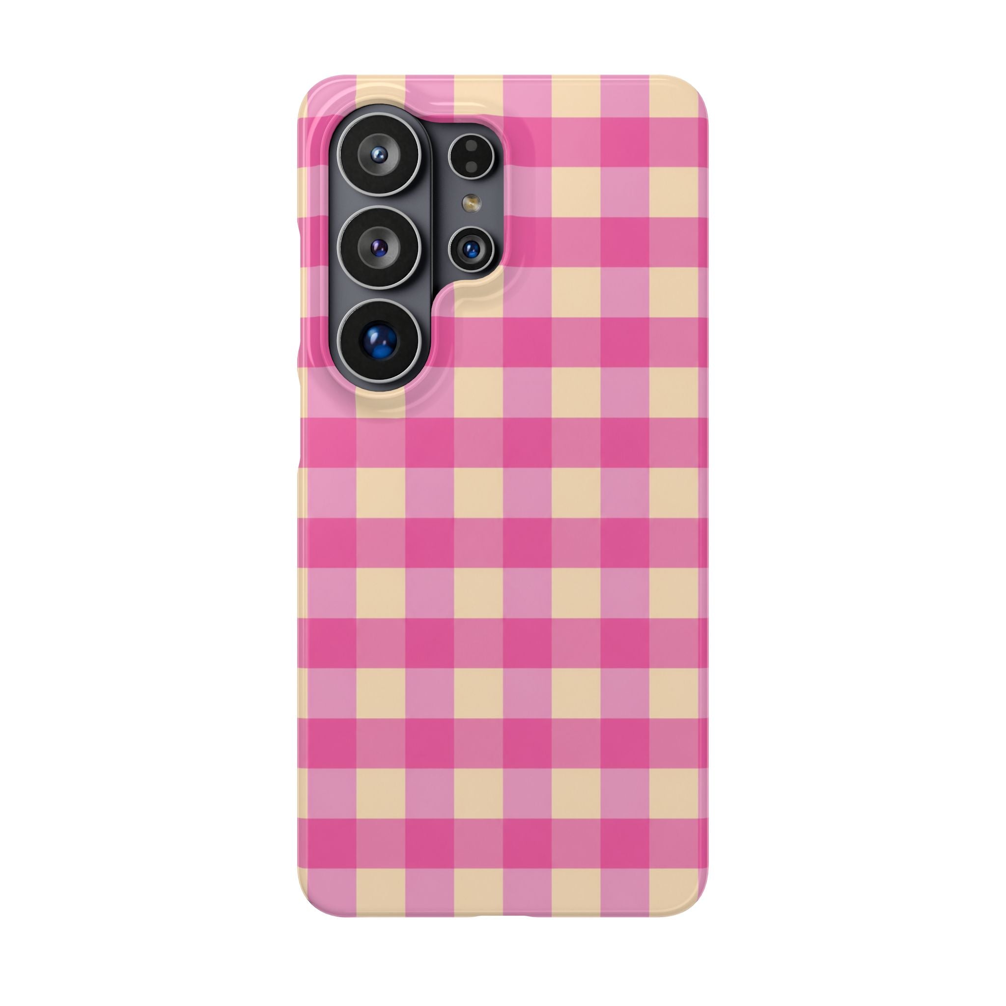 Pink Gingham Phone Case