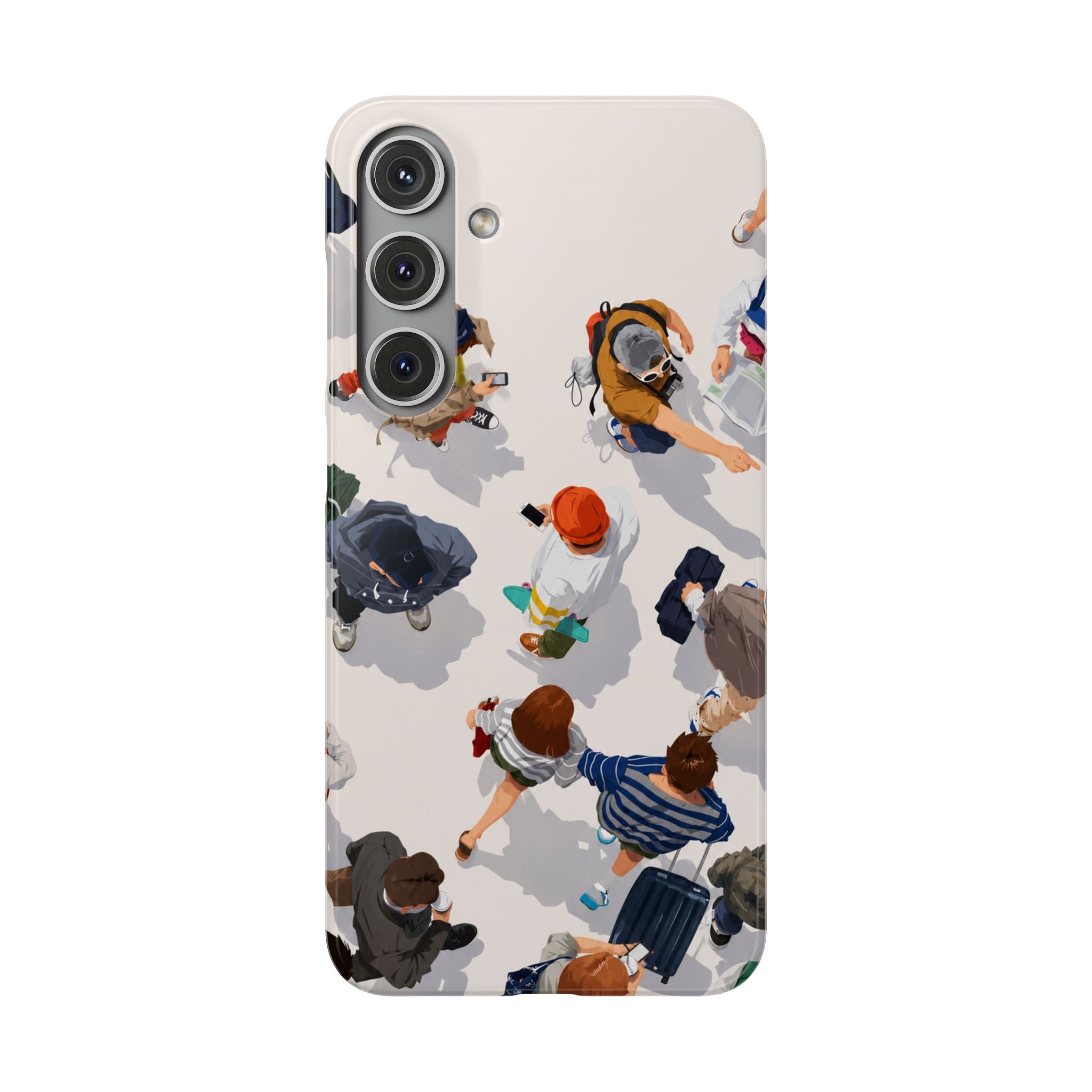 City Crowd Aesthetic Phone Case