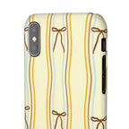 Bow Stripe Phone Case