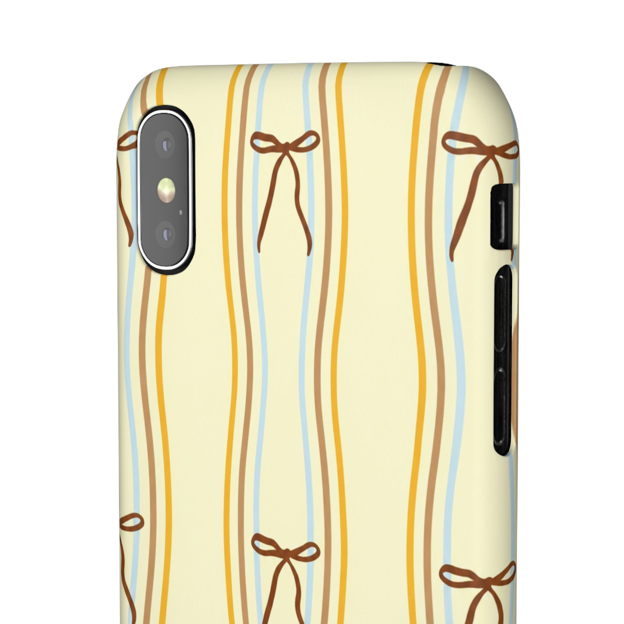 Bow Stripe Phone Case