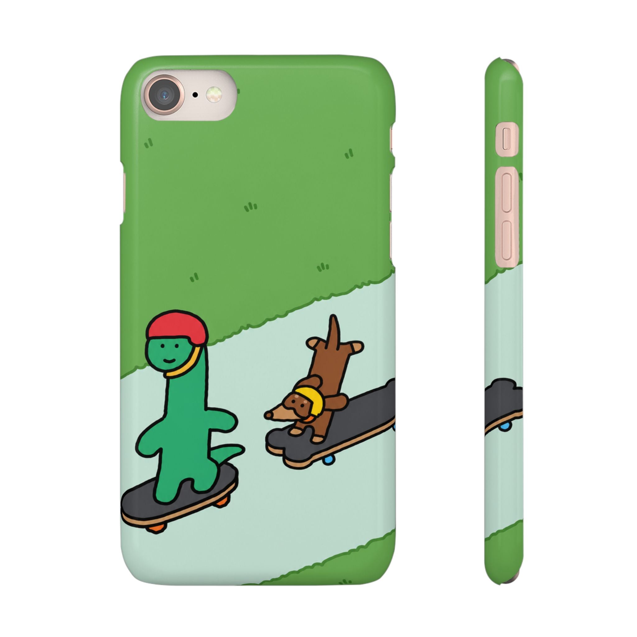 Skater Dino Phone Case