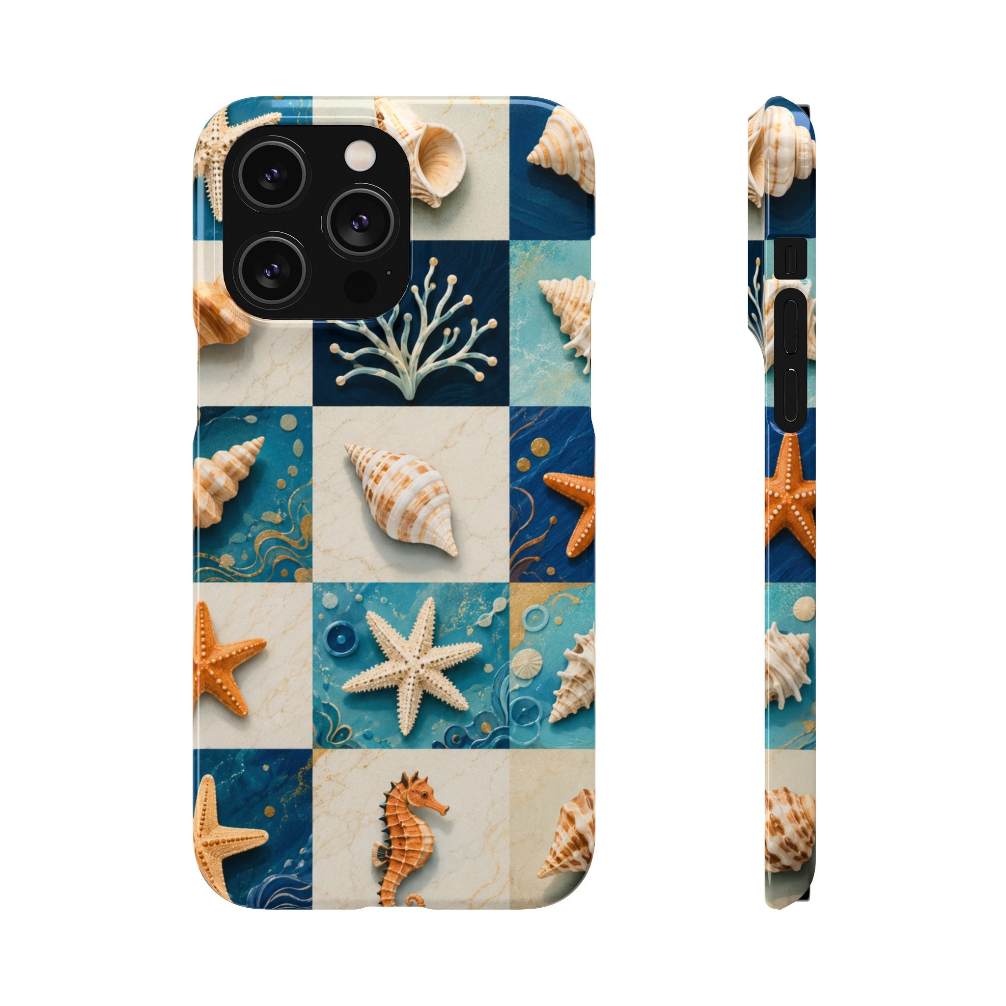 Coastal Seashell Mosaic Phone Case