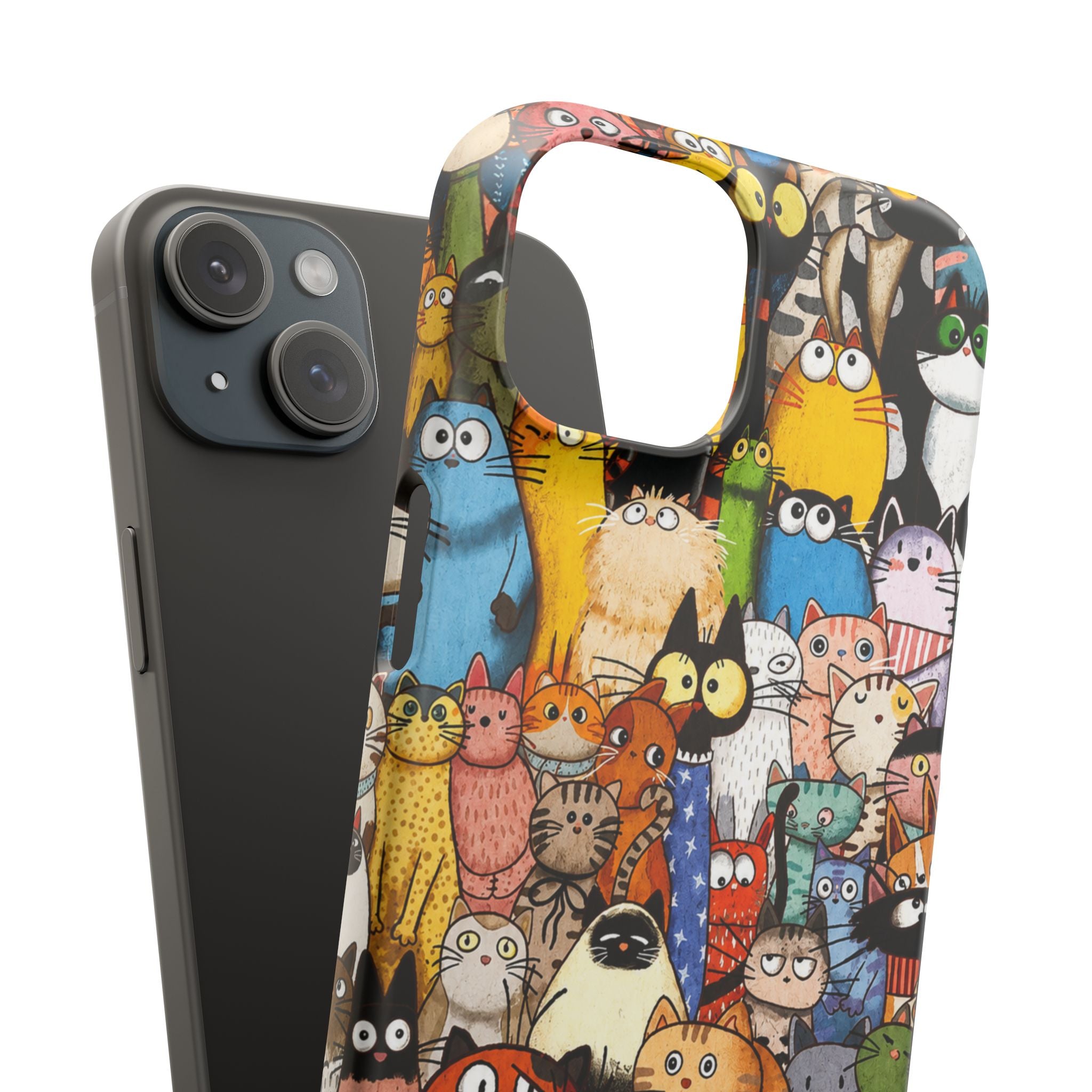 Cute Cat Pattern Phone Case