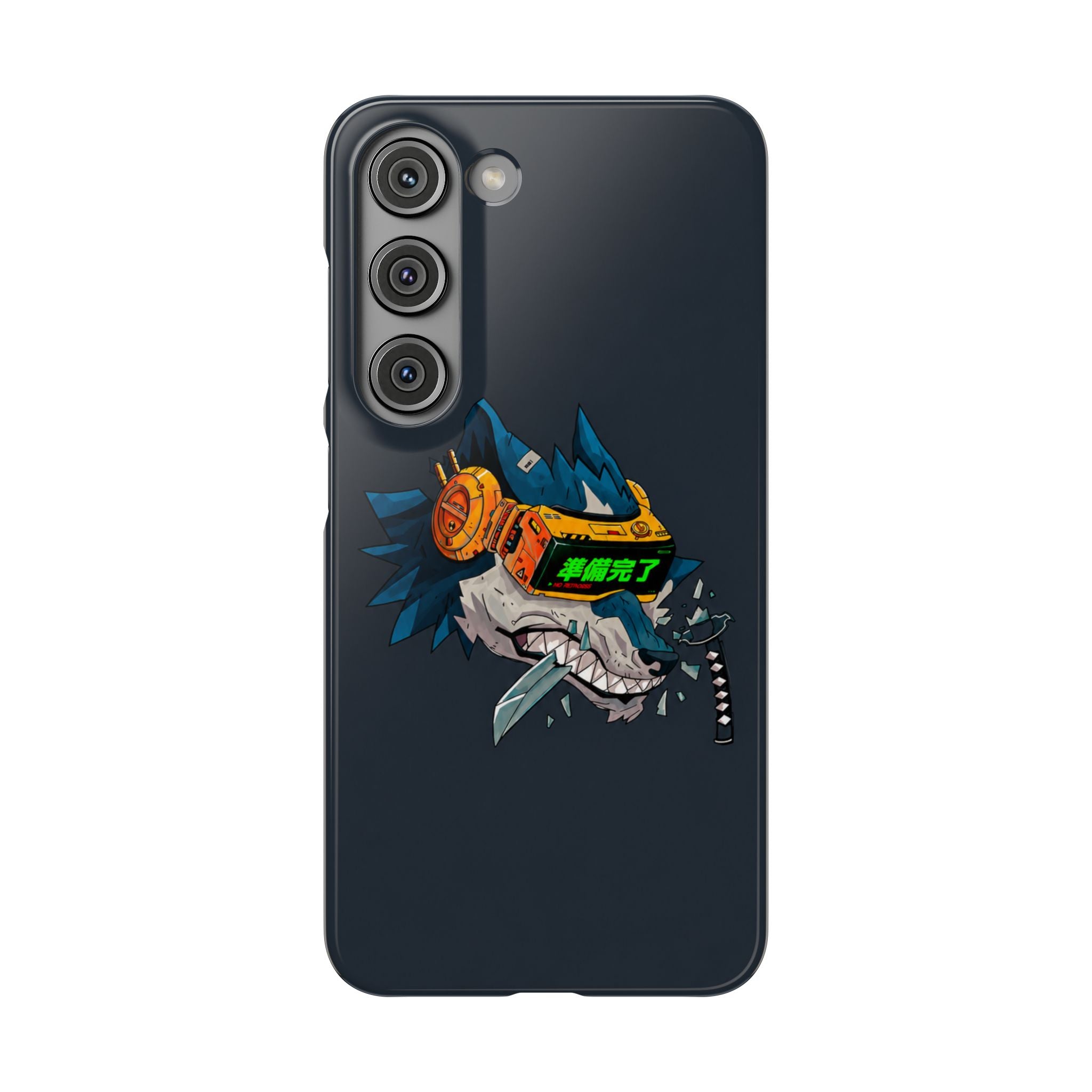 Cyberpunk Wolf Phone Case