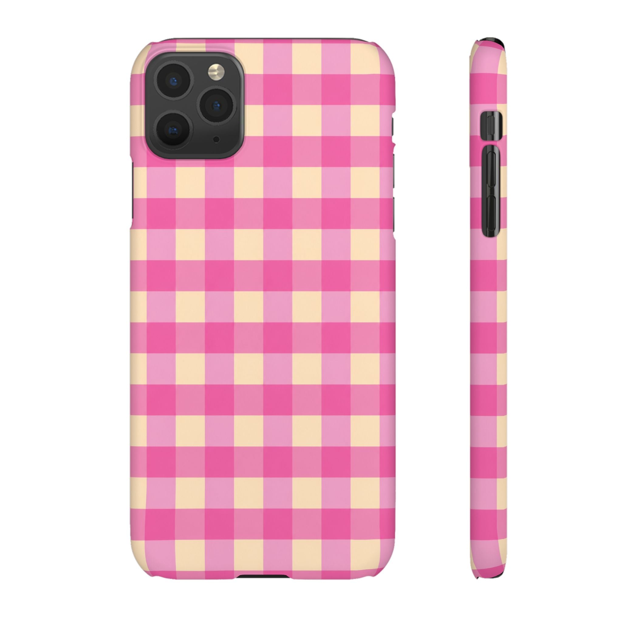 Pink Gingham Phone Case