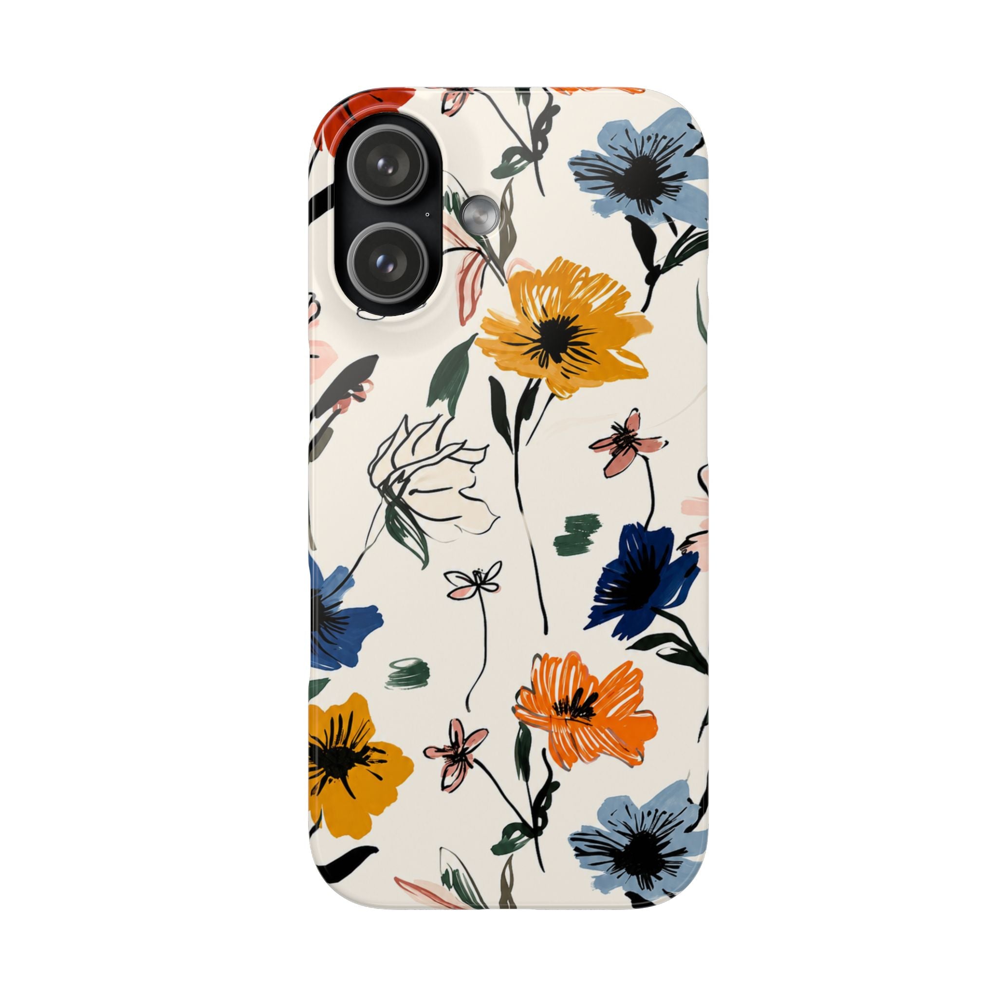Wildflower Sketch Phone Case