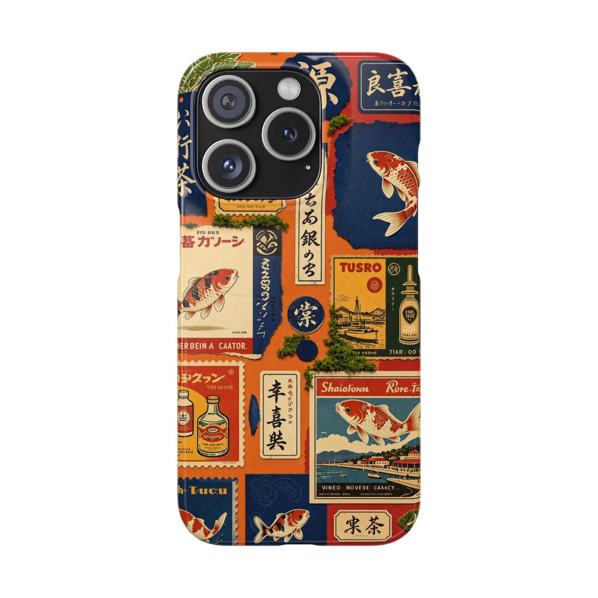 Vintage Japanese Koi Phone Case