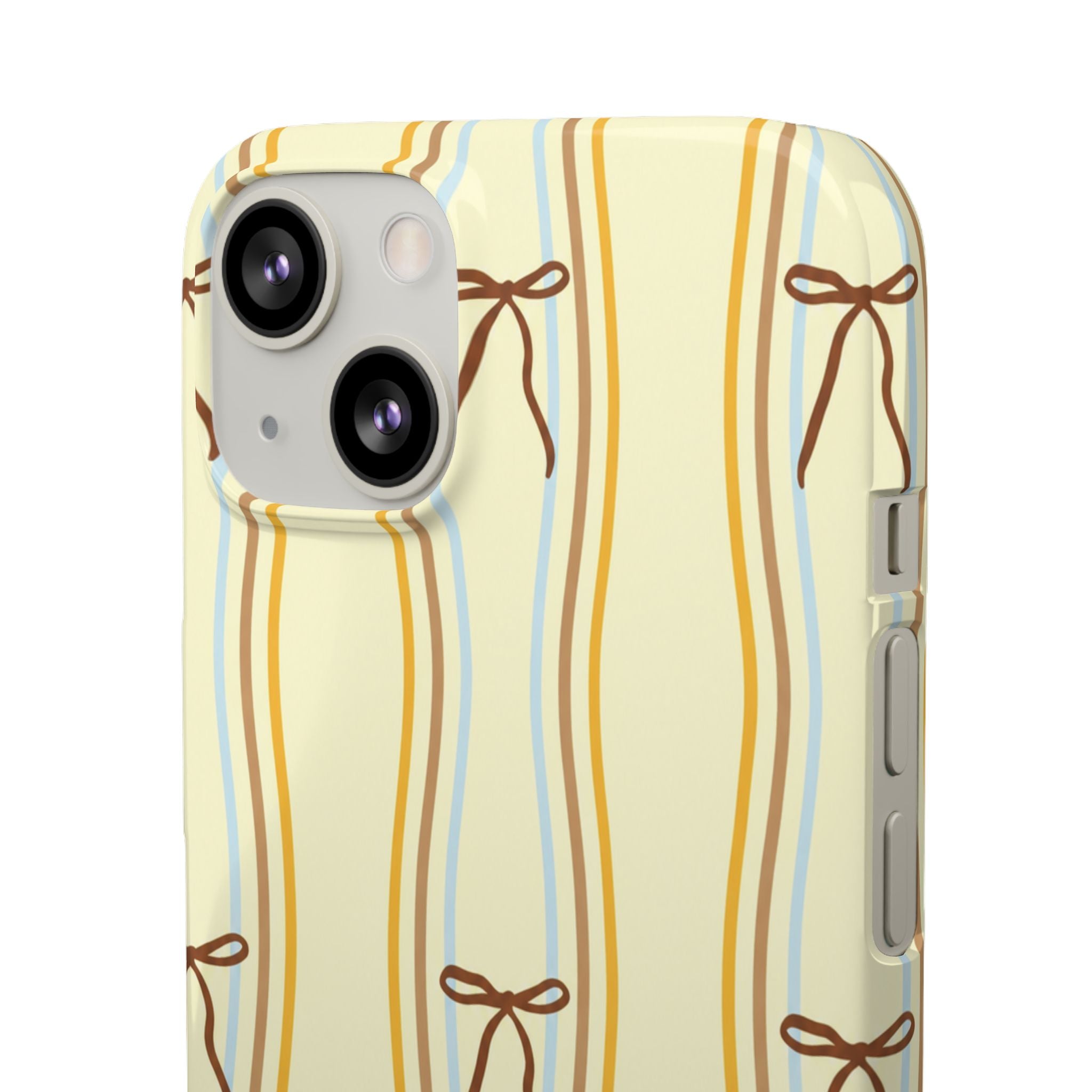 Bow Stripe Phone Case