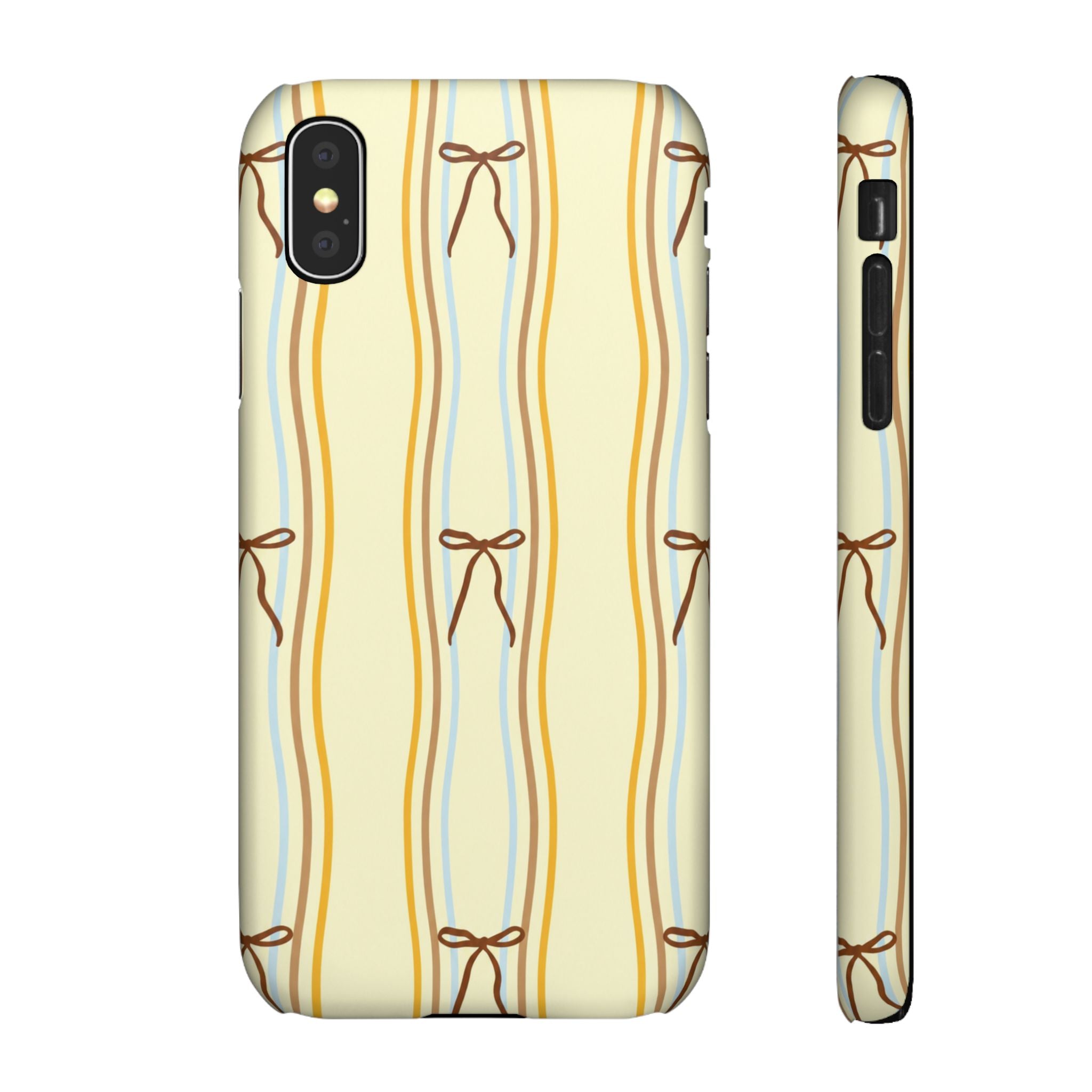 Bow Stripe Phone Case