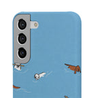 Swimming Dogs Phone Case
