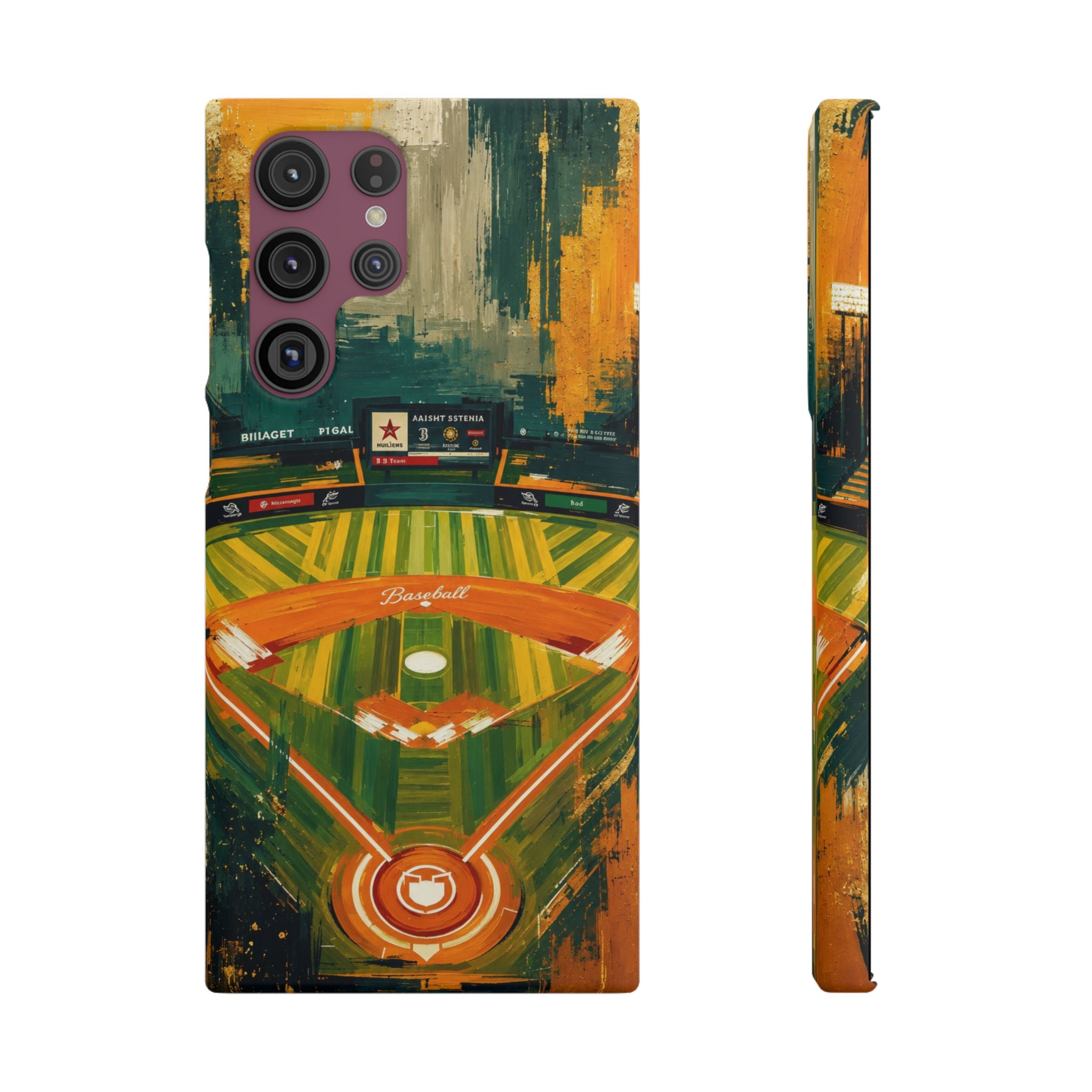 Abstract Baseball Stadium Phone Case