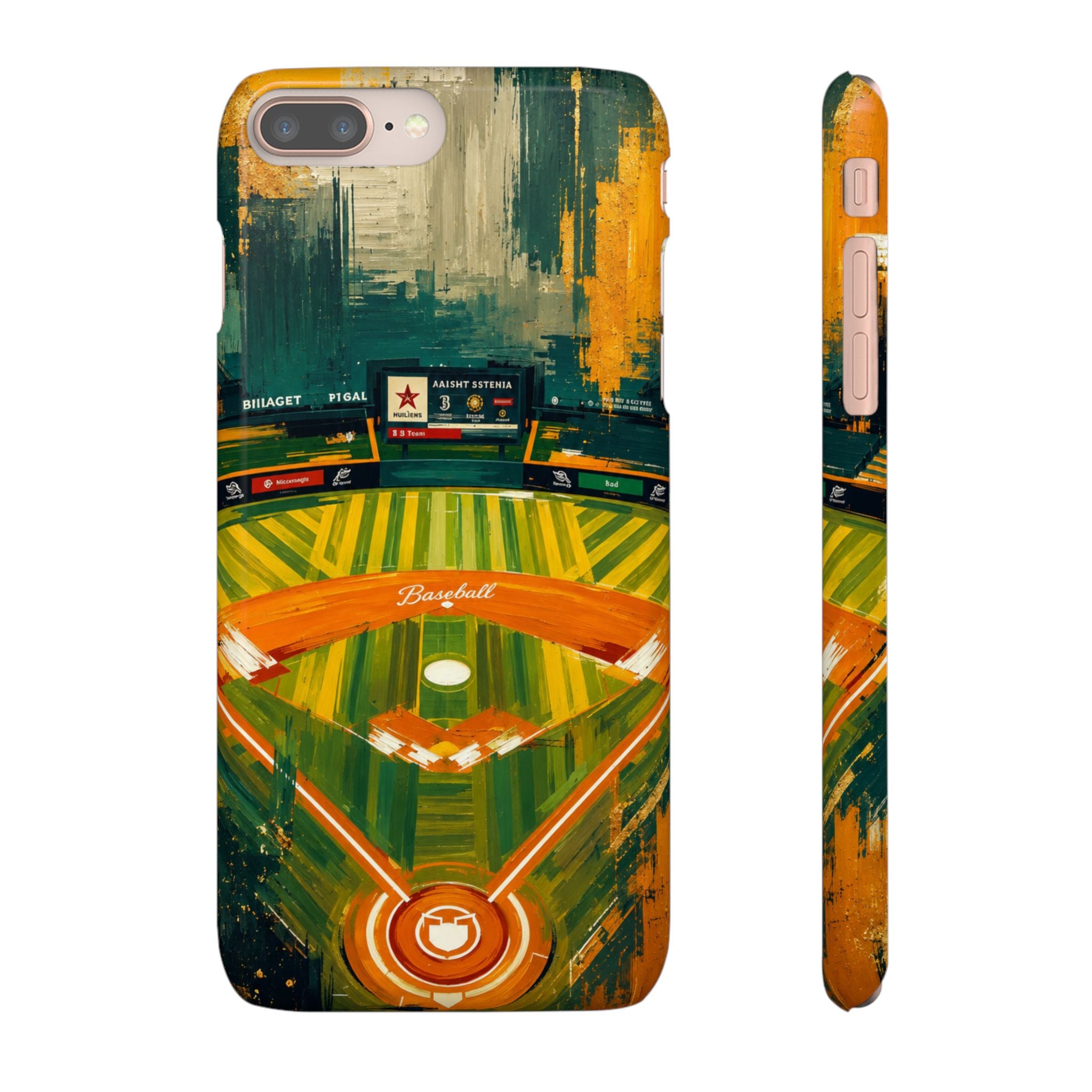 Abstract Baseball Stadium Phone Case