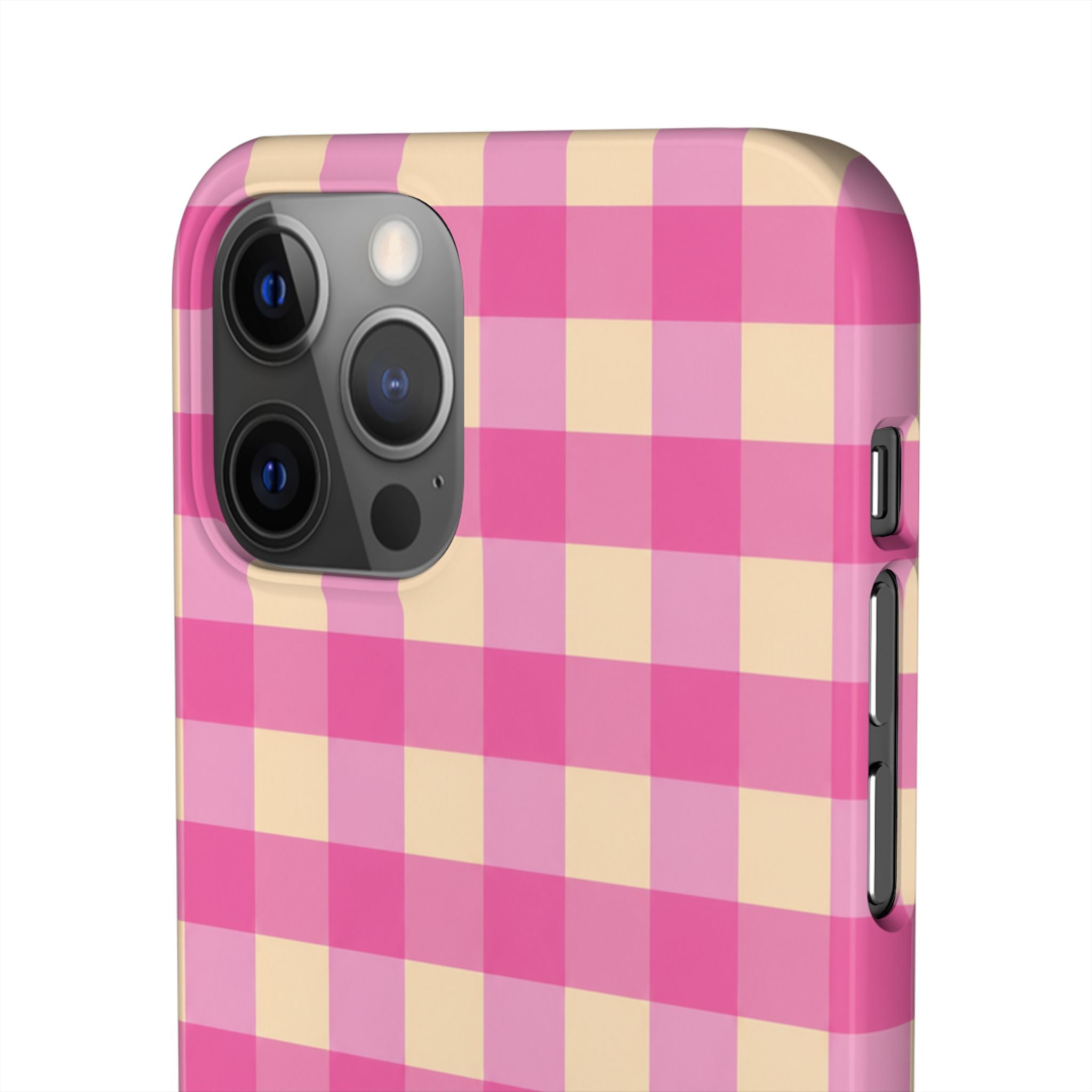 Pink Gingham Phone Case