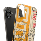 Retro Cassette Floral Phone Case