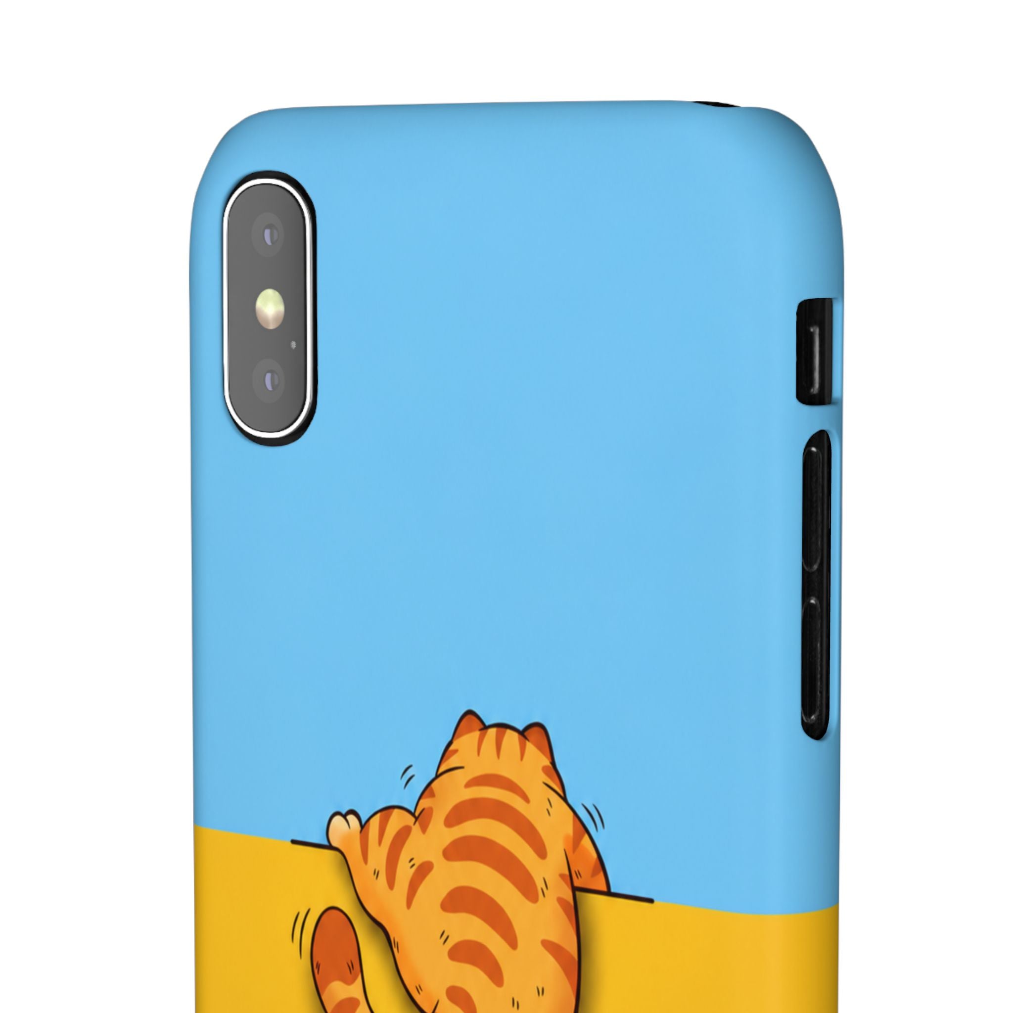 Peekaboo Orange Cat Phone Case