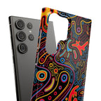 Neon Maze Phone Case