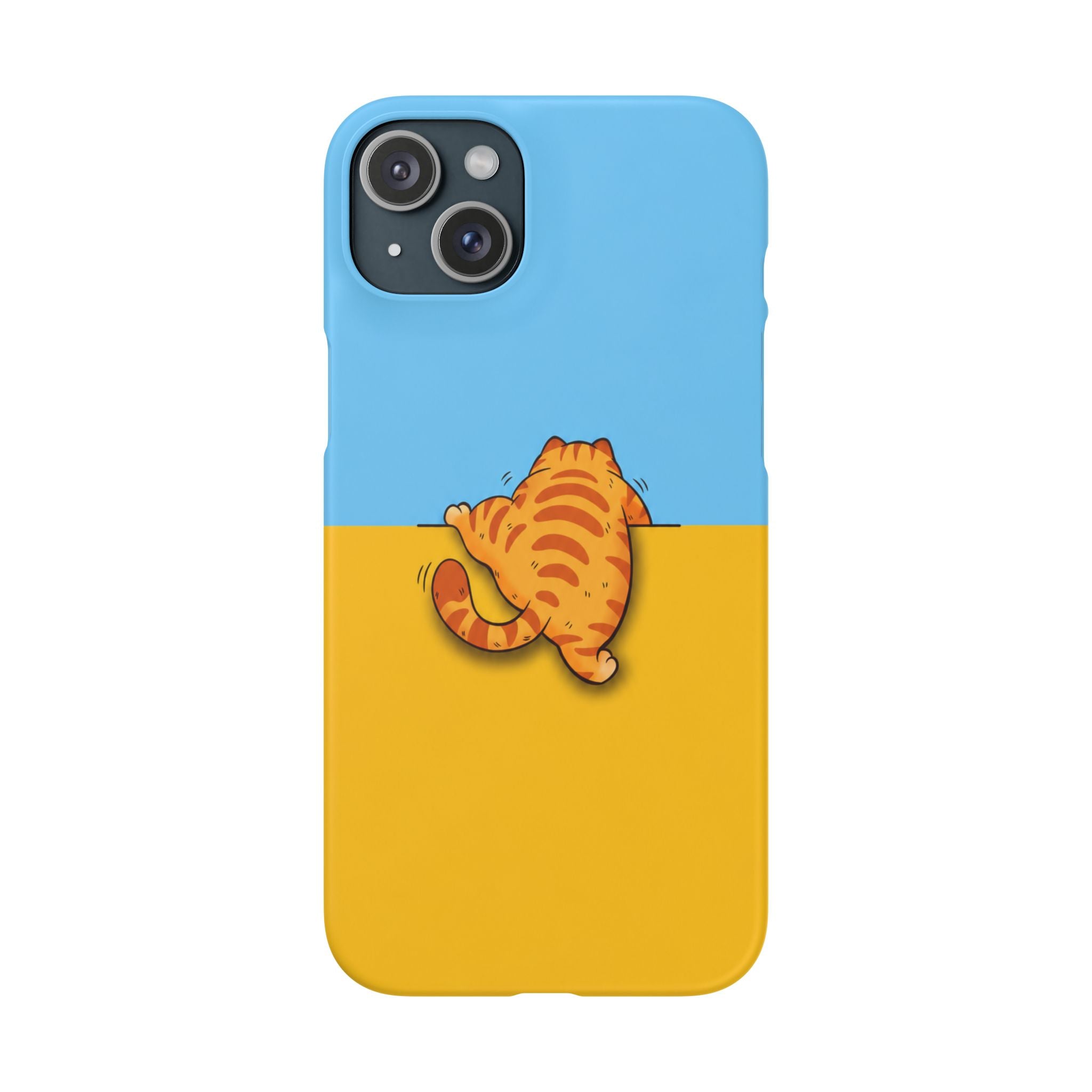 Peekaboo Orange Cat Phone Case