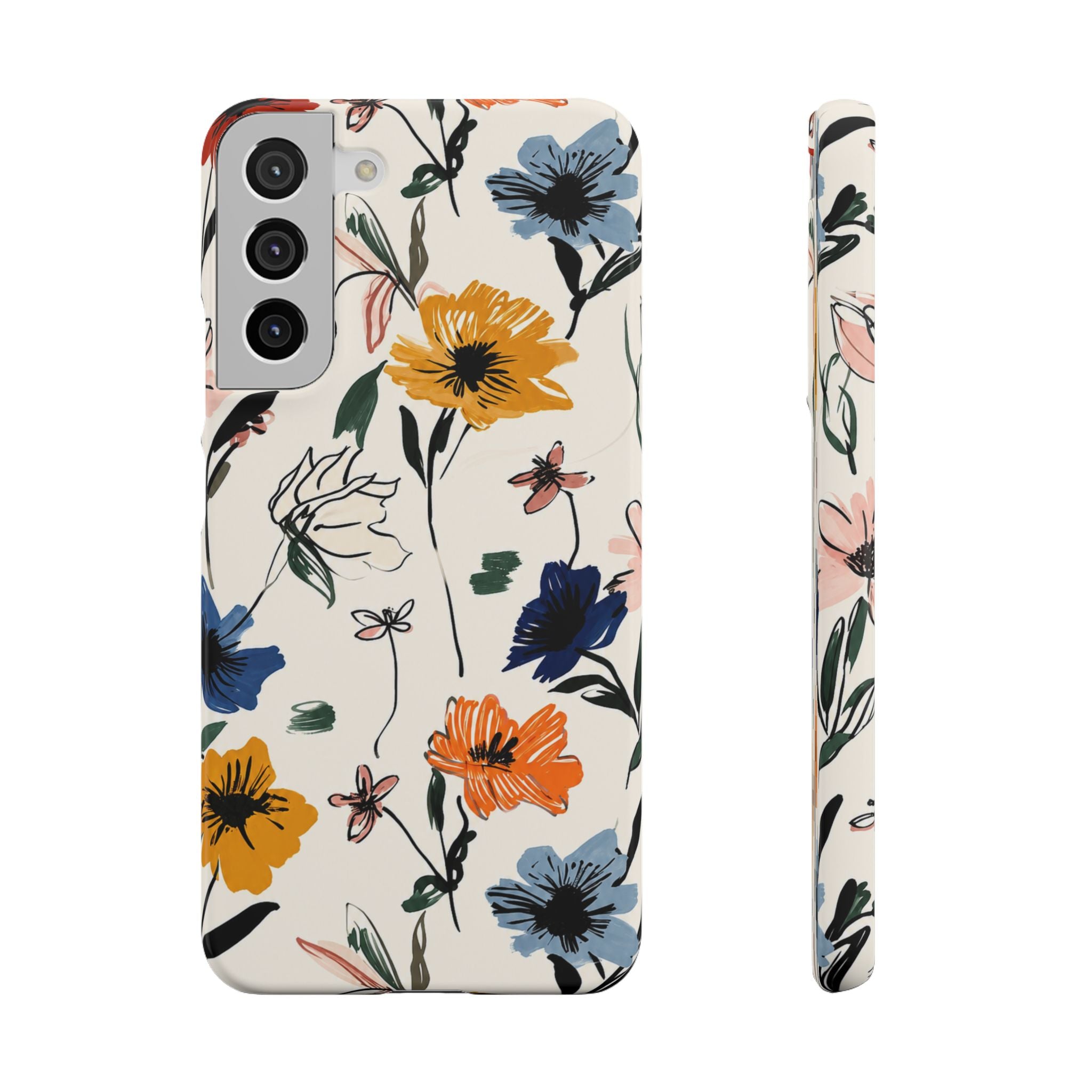 Wildflower Sketch Phone Case