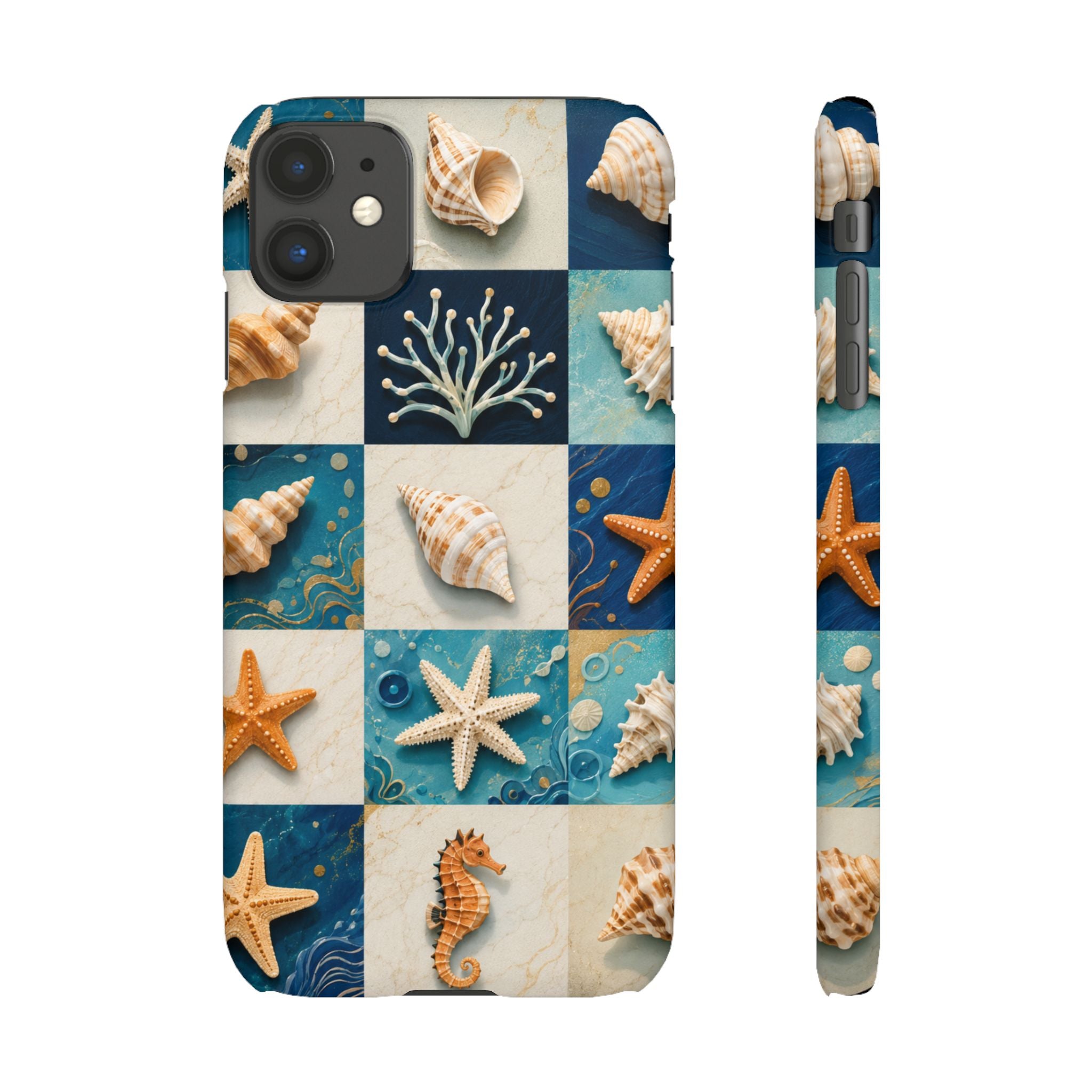 Coastal Seashell Mosaic Phone Case