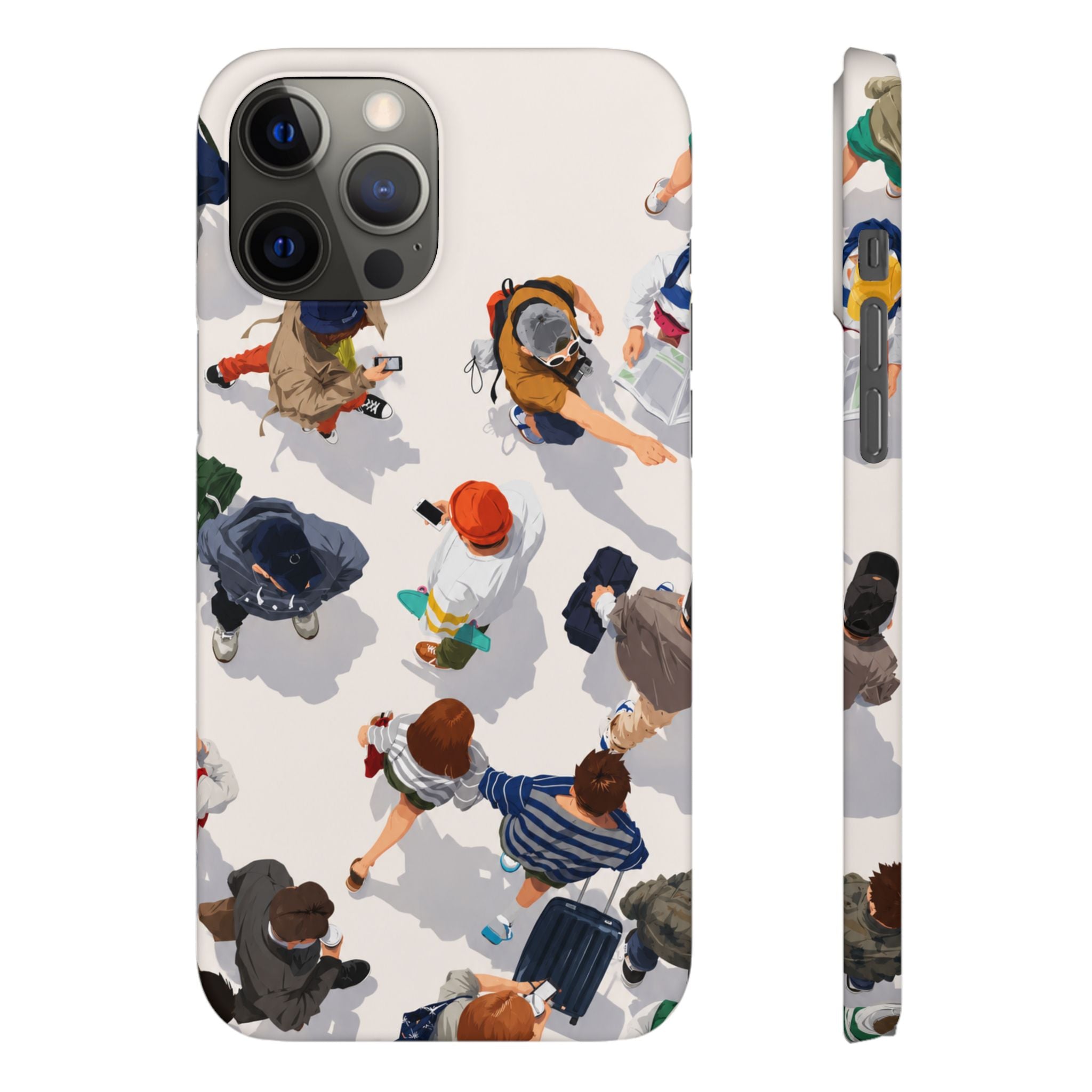 City Crowd Aesthetic Phone Case