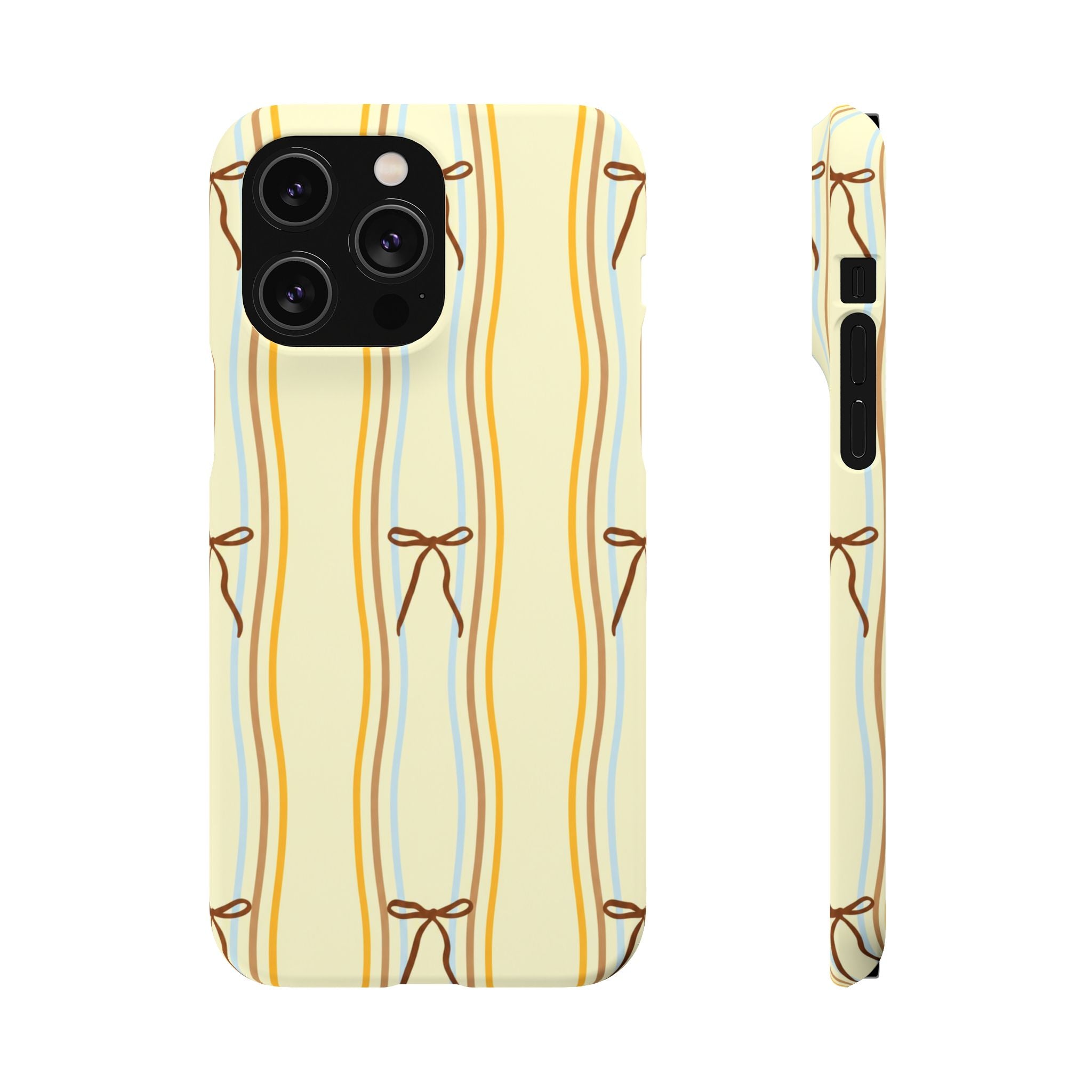 Bow Stripe Phone Case