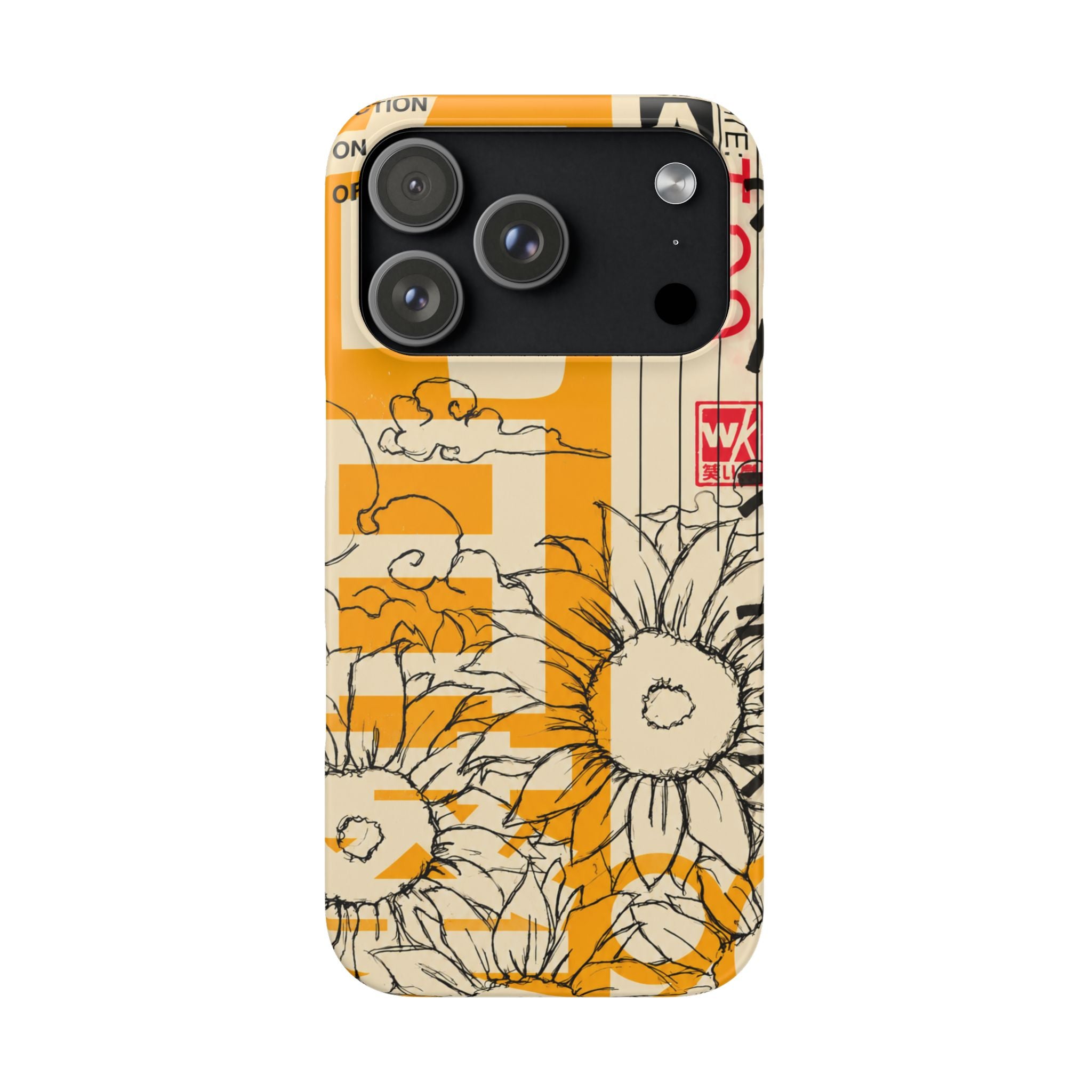 Retro Cassette Floral Phone Case
