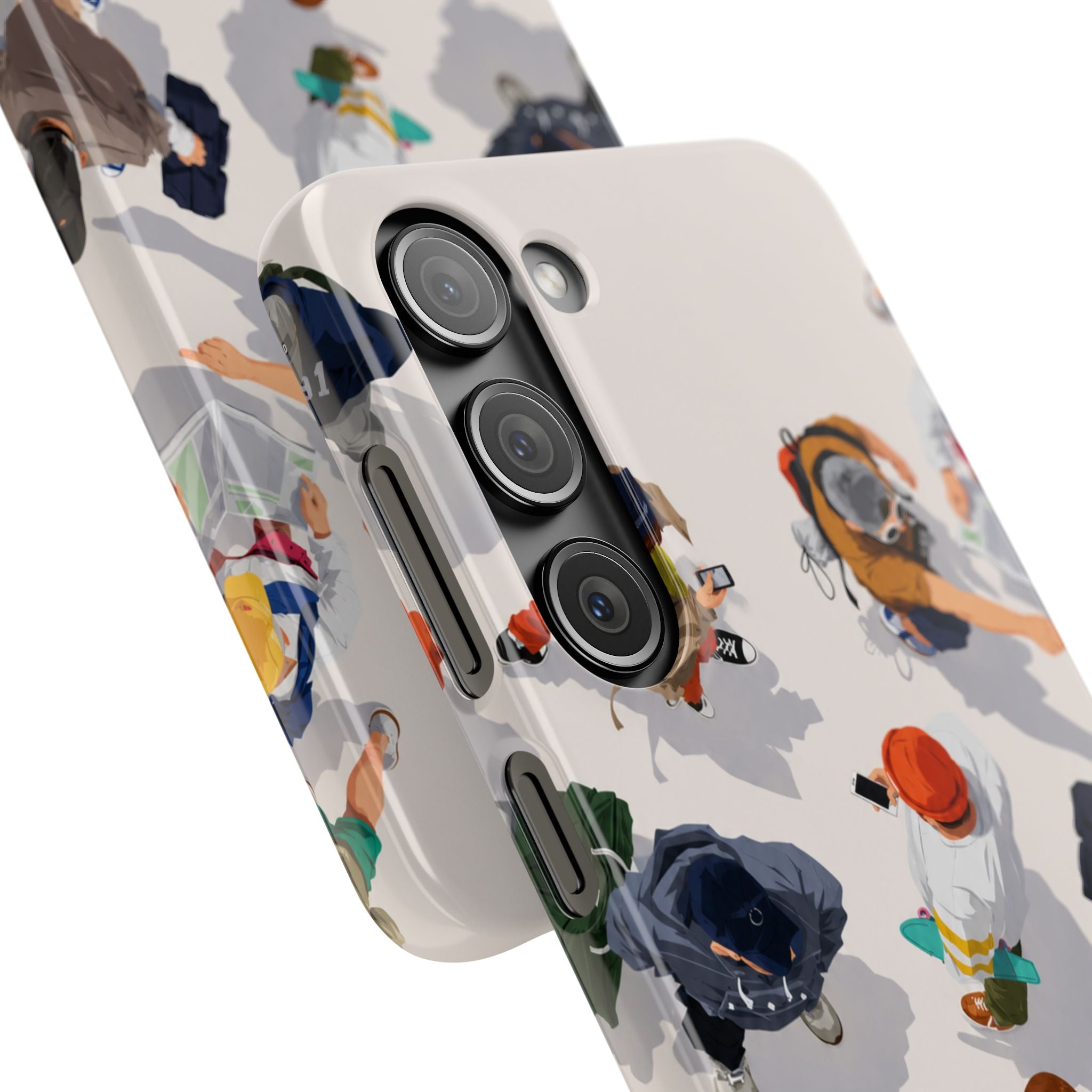 City Crowd Aesthetic Phone Case