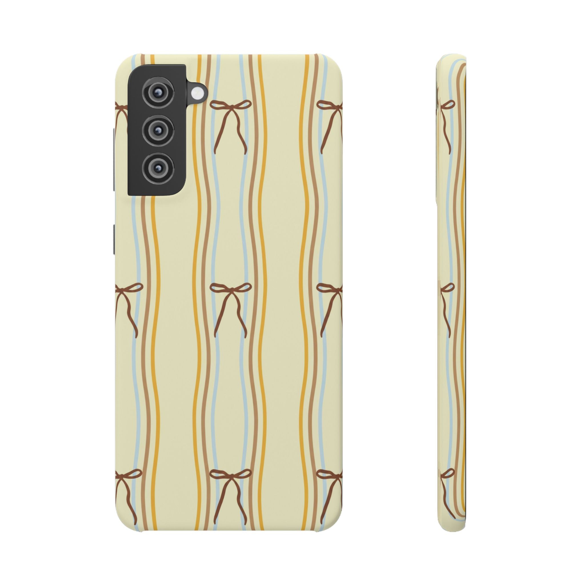Bow Stripe Phone Case