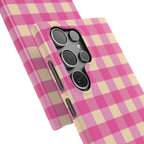 Pink Gingham Phone Case