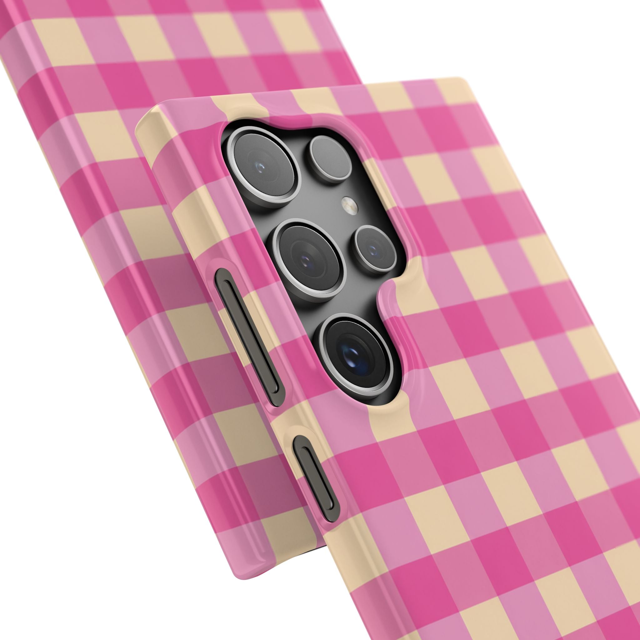 Pink Gingham Phone Case
