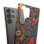 Neon Maze Phone Case