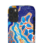 Abstract Blue Pattern Phone Case