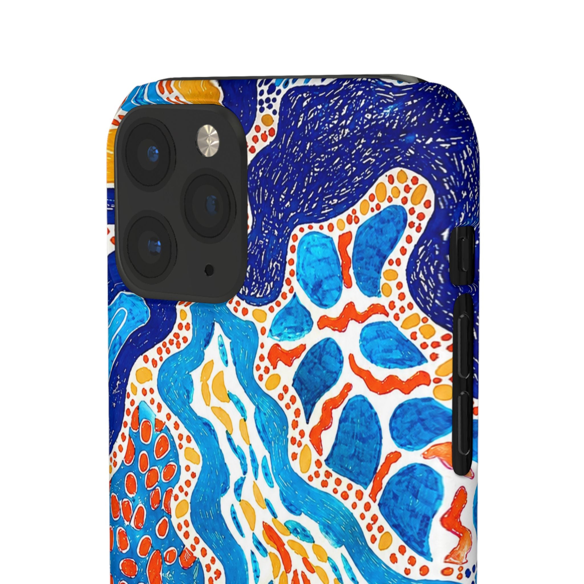 Abstract Blue Pattern Phone Case