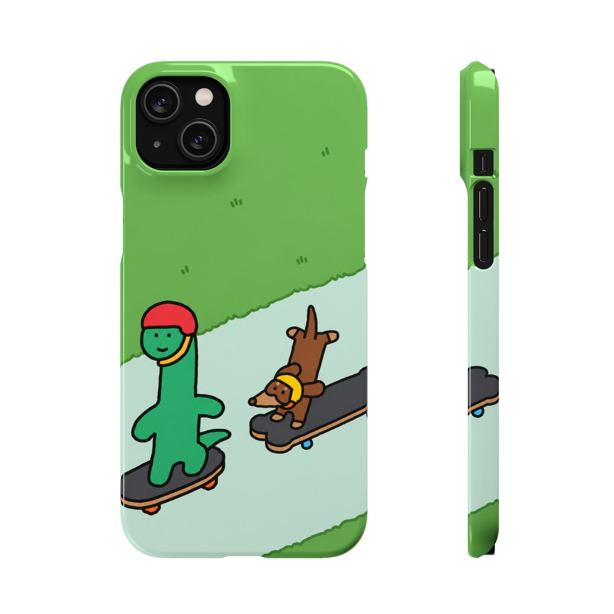 Skater Dino Phone Case