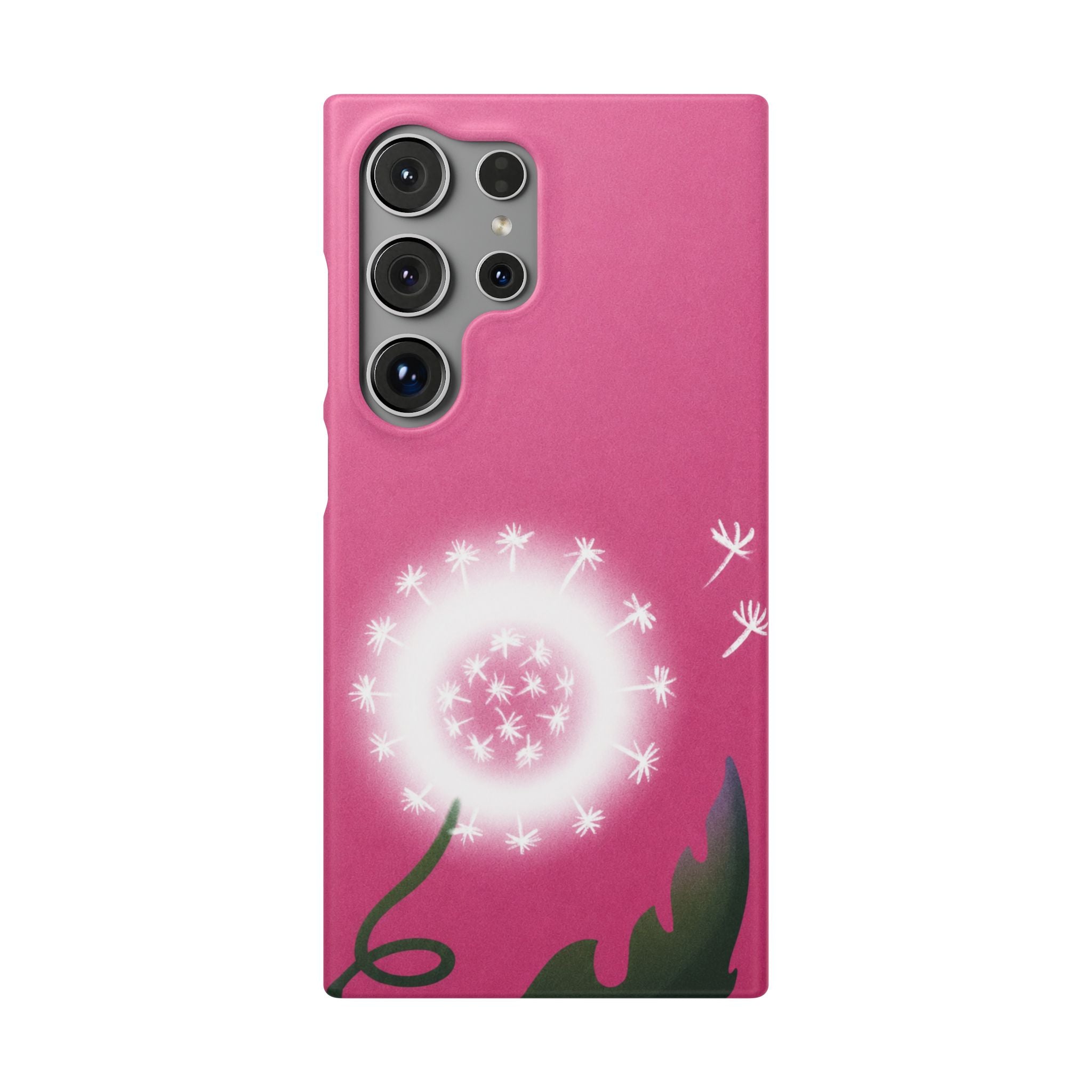 Pink Dandelion Phone Case