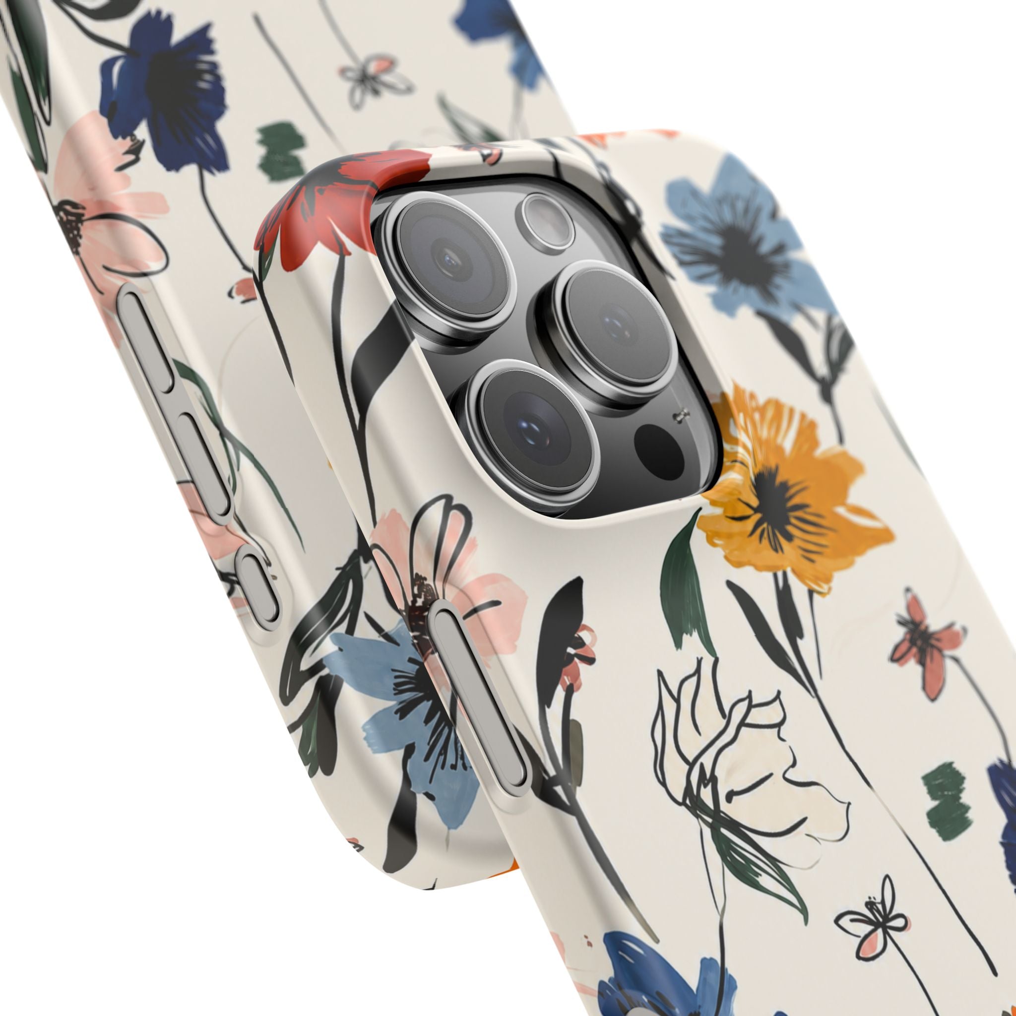Wildflower Sketch Phone Case