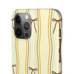 Bow Stripe Phone Case