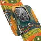 Abstract Baseball Stadium Phone Case