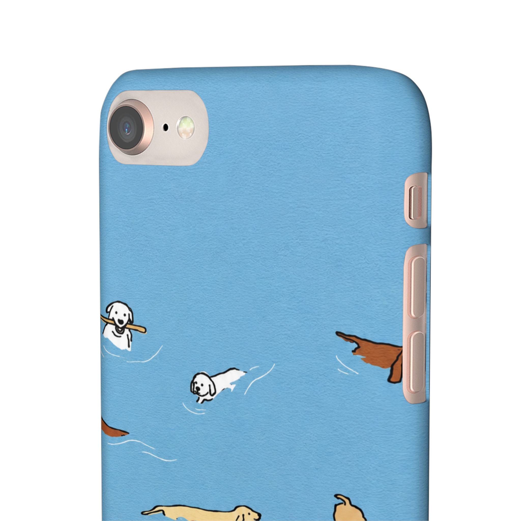 Swimming Dogs Phone Case