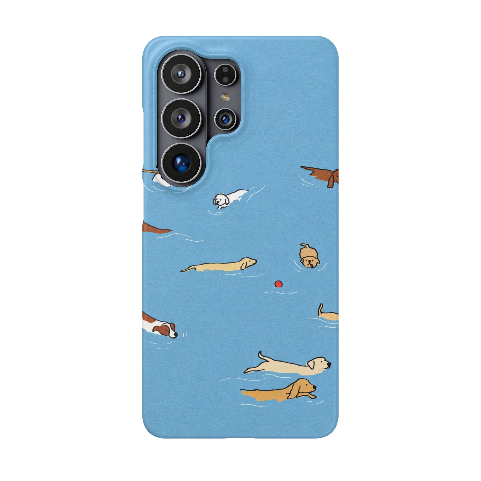 Swimming Dogs Phone Case